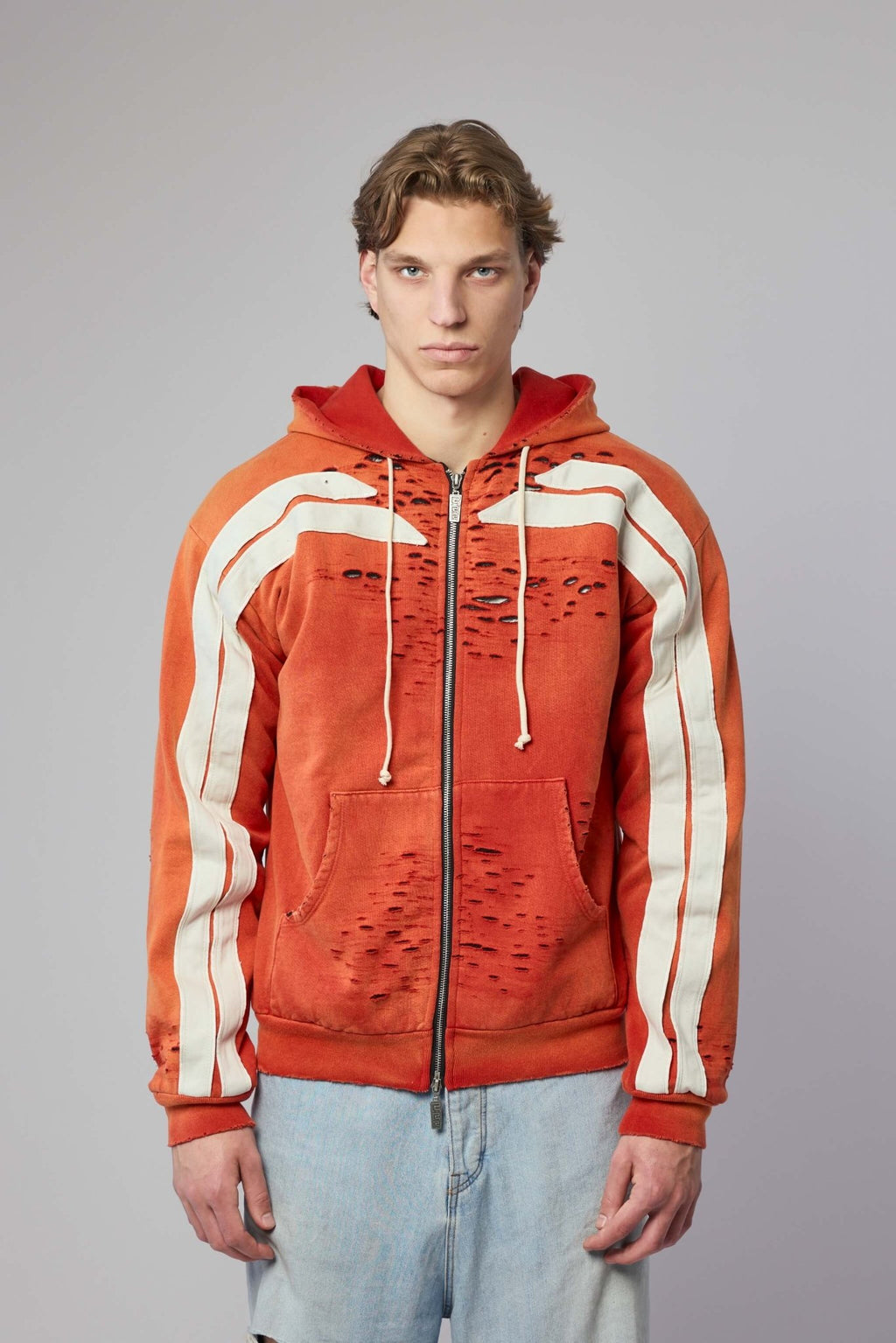 Rivington roi Rebis - Apocrypha Pious Zip Hoodie Orange - LABELS
