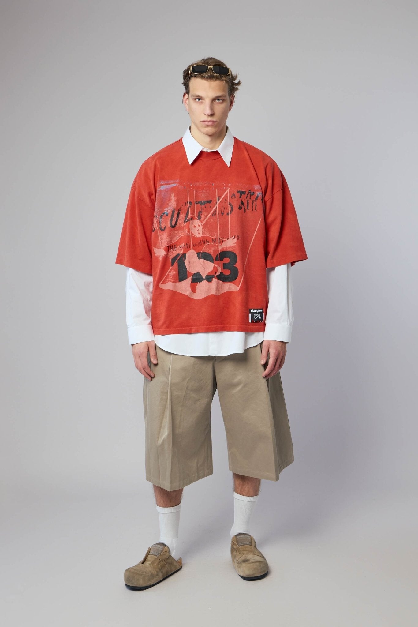 Rivington roi Rebis - Left Out Vintage Tee Red - LABELS