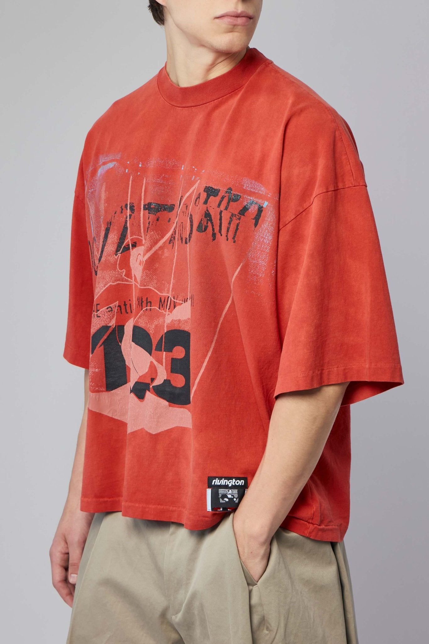 Rivington roi Rebis - Left Out Vintage Tee Red - LABELS