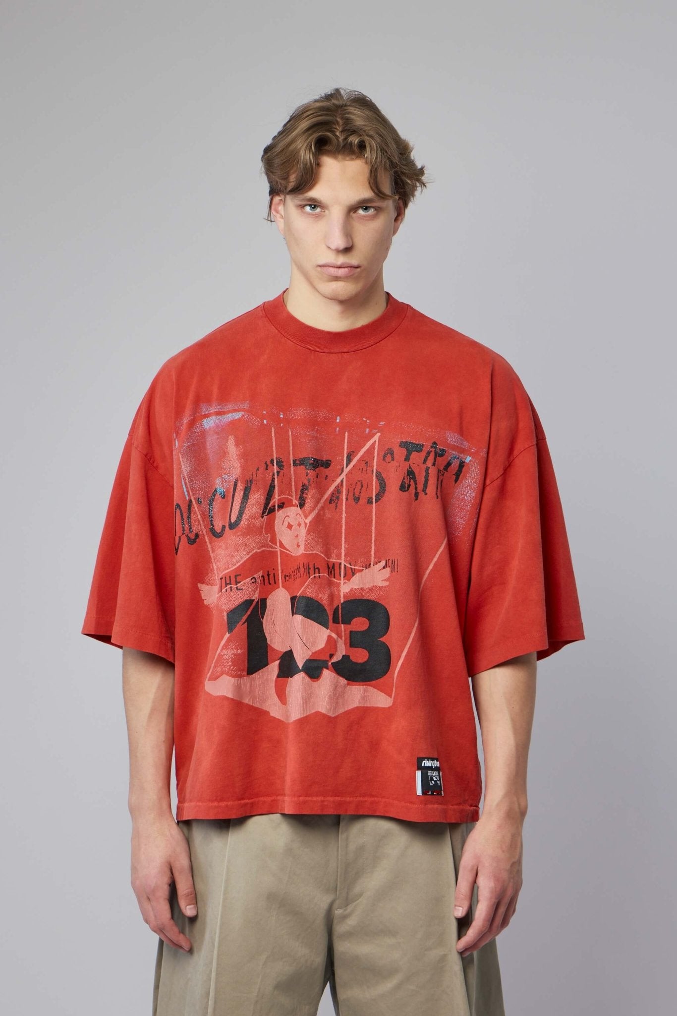 Rivington roi Rebis - Left Out Vintage Tee Red - LABELS