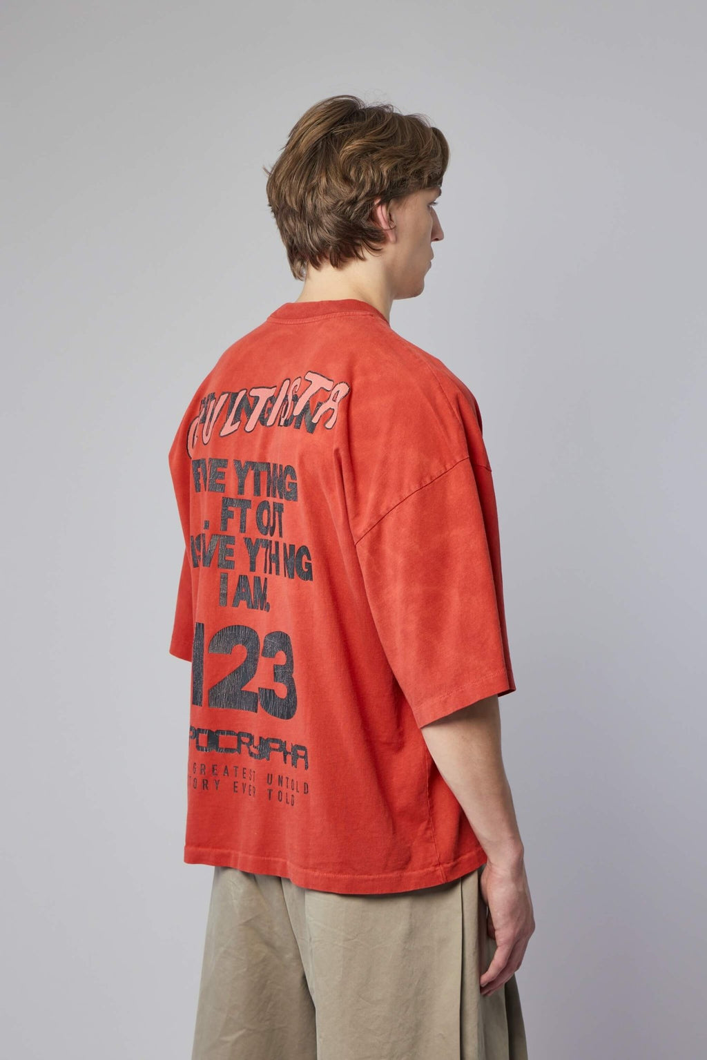 Rivington roi Rebis - Left Out Vintage Tee Red - LABELS