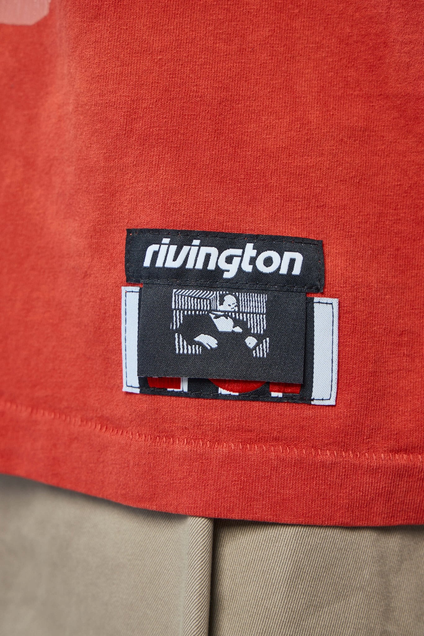 Rivington roi Rebis - Left Out Vintage Tee Red - LABELS