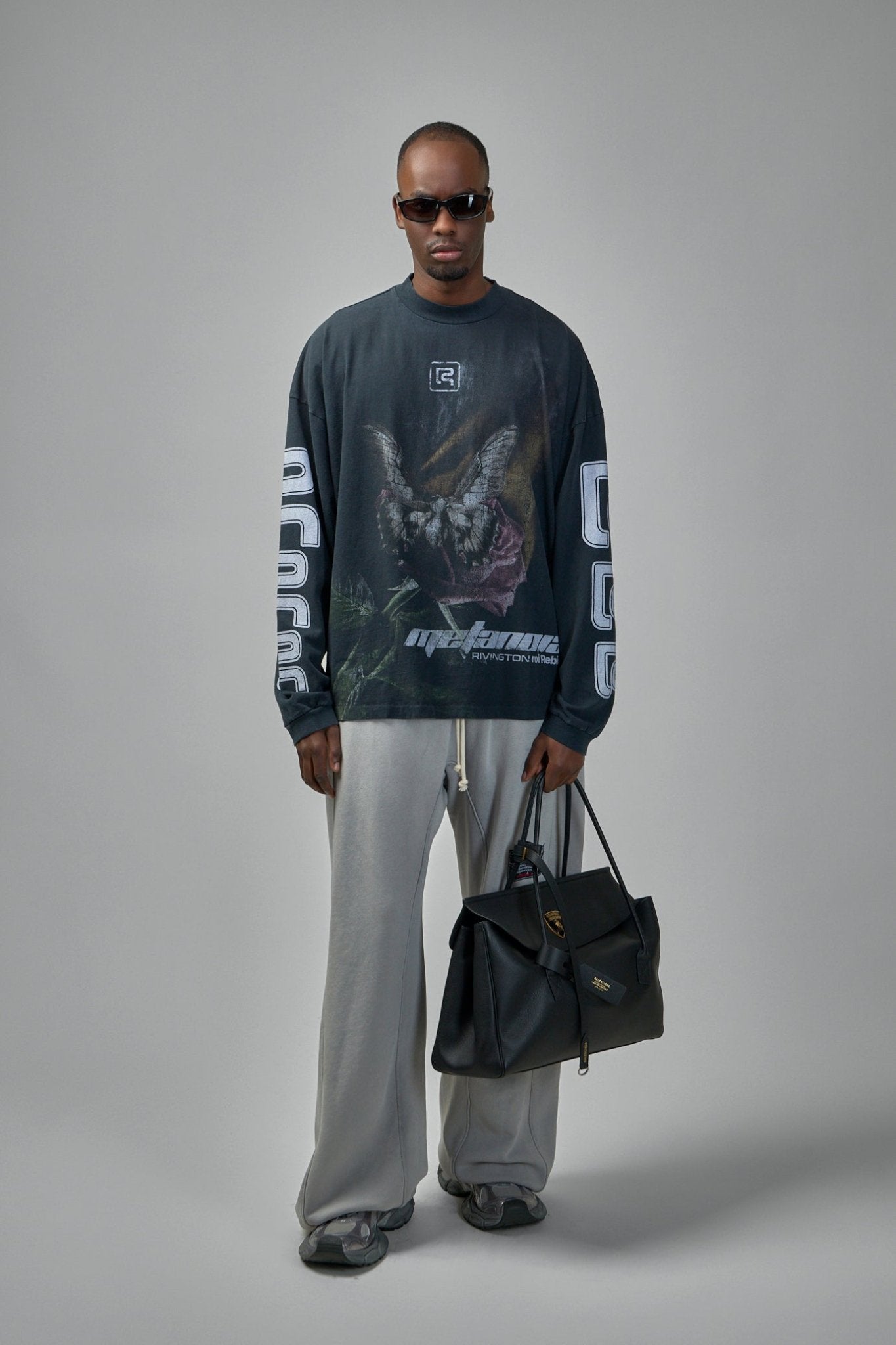 Rivington roi Rebis - Metamoth Vintage Long Sleeve Tee - LABELS