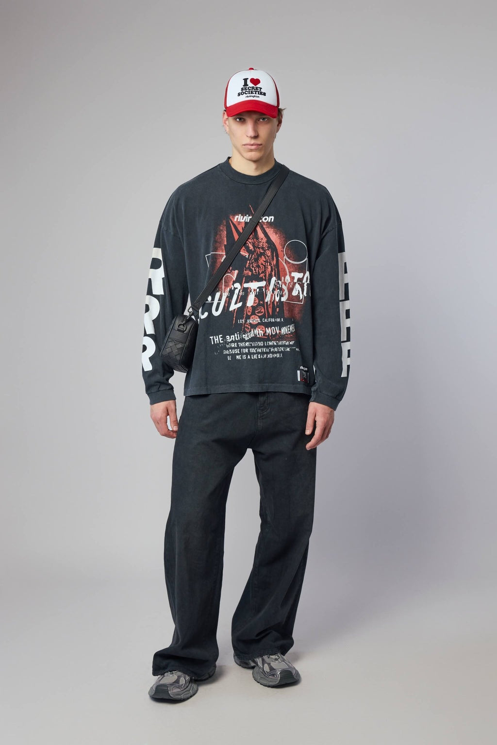 Rivington roi Rebis - Occultista Vintage LS Tee Vintage Black - LABELS