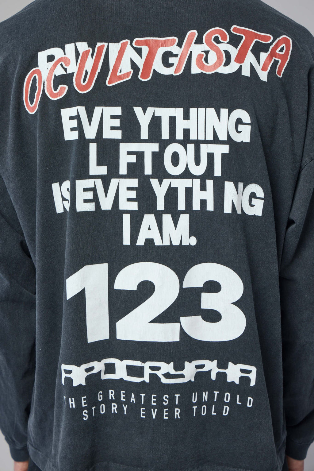 Rivington roi Rebis - Occultista Vintage LS Tee Vintage Black - LABELS