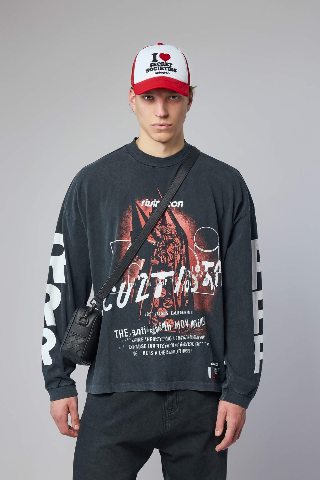Rivington roi Rebis - Occultista Vintage LS Tee Vintage Black - LABELS