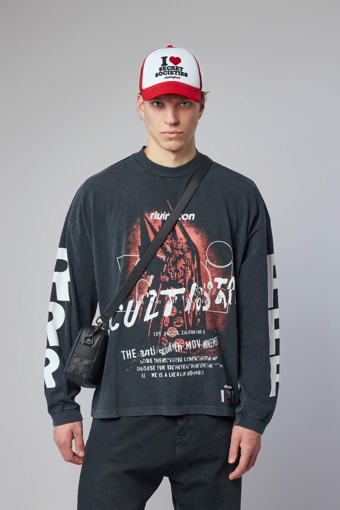 Rivington roi Rebis - Occultista Vintage LS Tee Vintage Black - LABELS