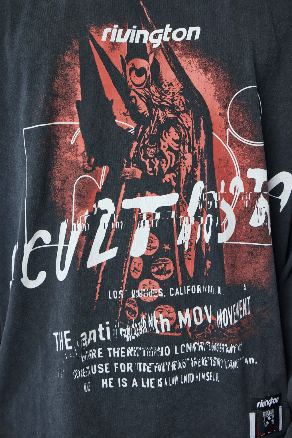Rivington roi Rebis - Occultista Vintage LS Tee Vintage Black - LABELS