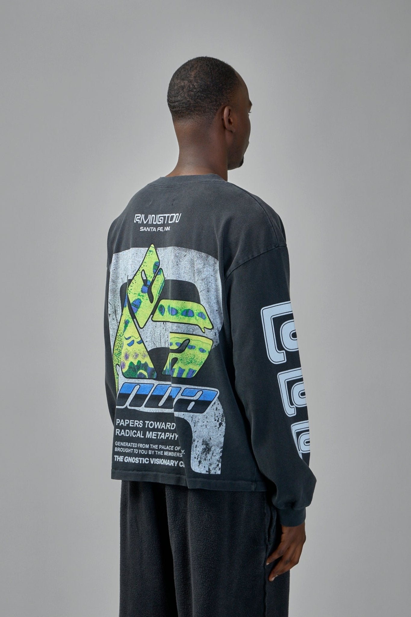 Rivington roi Rebis - Radical Paper Garden Long Sleeve Tee - LABELS