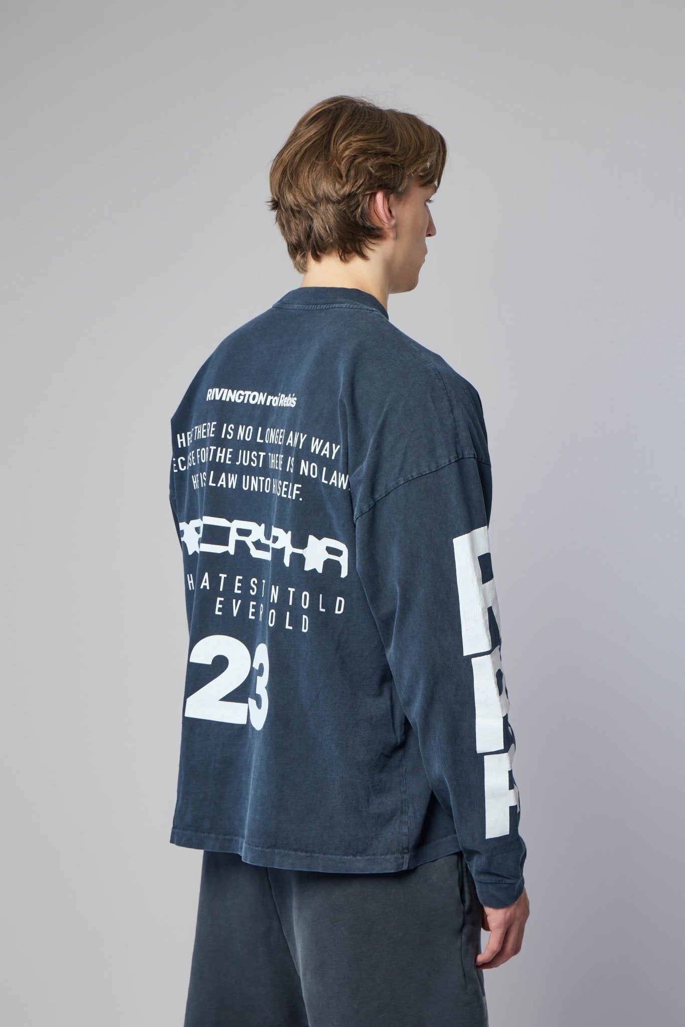 Rivington roi Rebis - The Anti - body Vintage LS Tee Black - LABELS