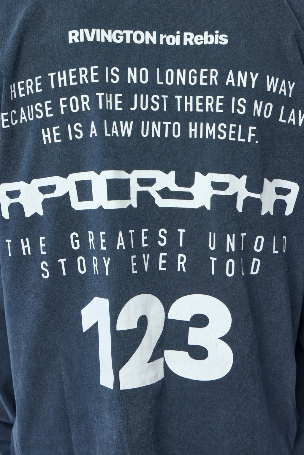 Rivington roi Rebis - The Anti - body Vintage LS Tee Black - LABELS
