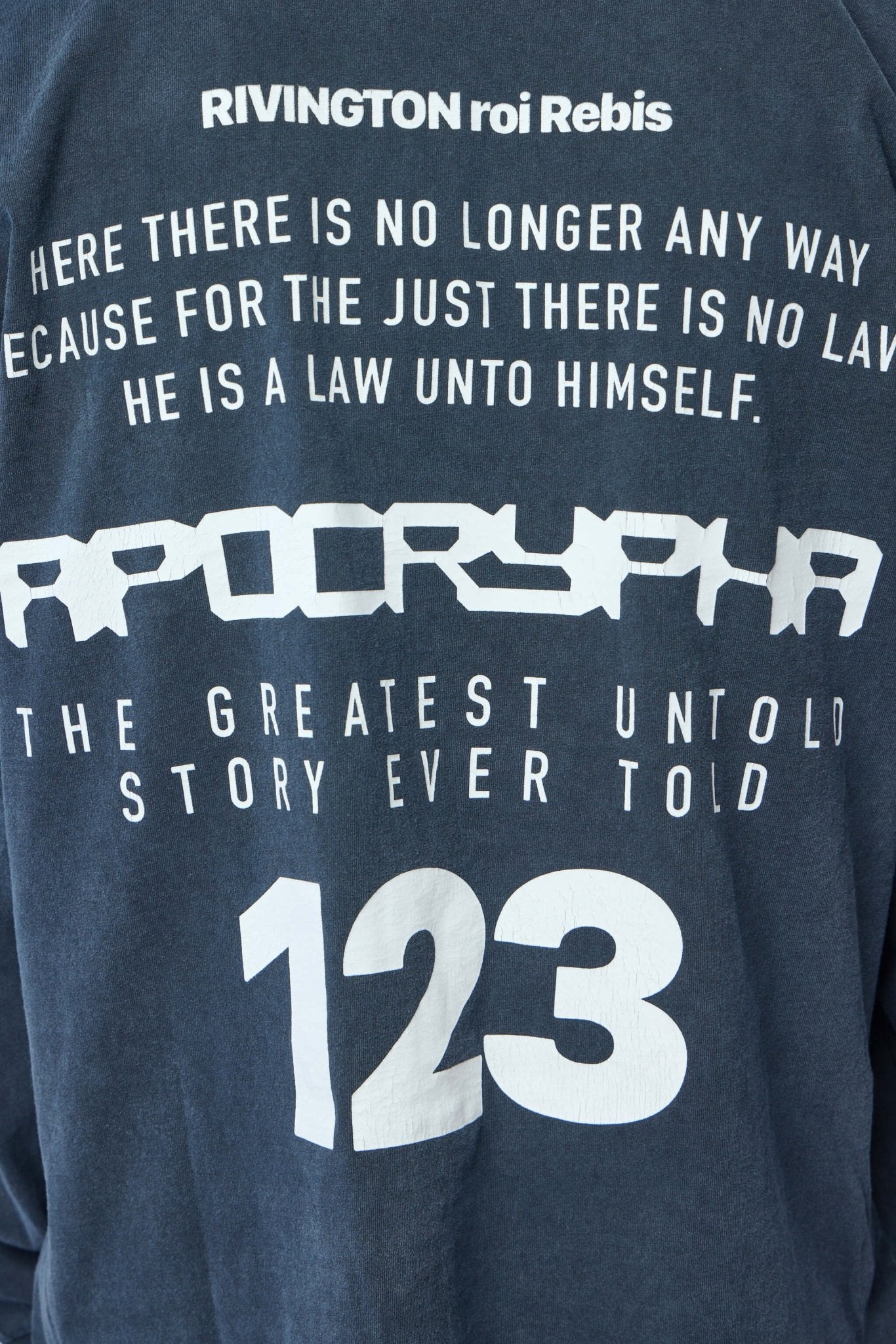 Rivington roi Rebis - The Anti - body Vintage LS Tee Black - LABELS