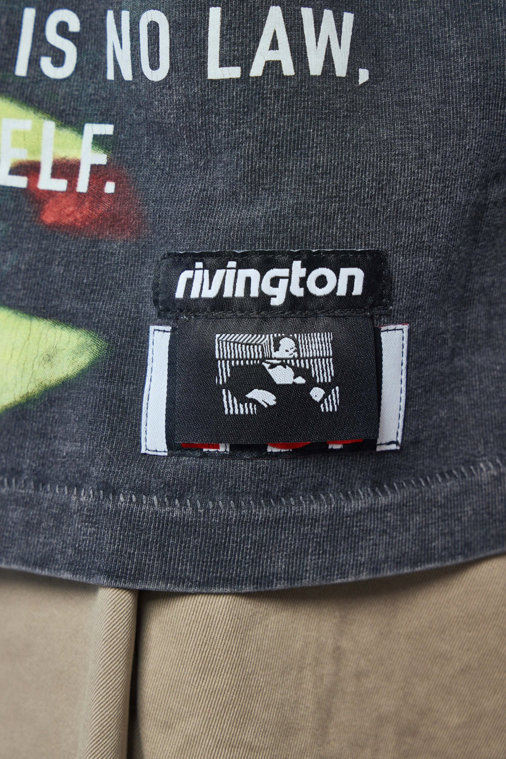 Rivington roi Rebis - Theosophic CVA Tee Mechanic Black - LABELS