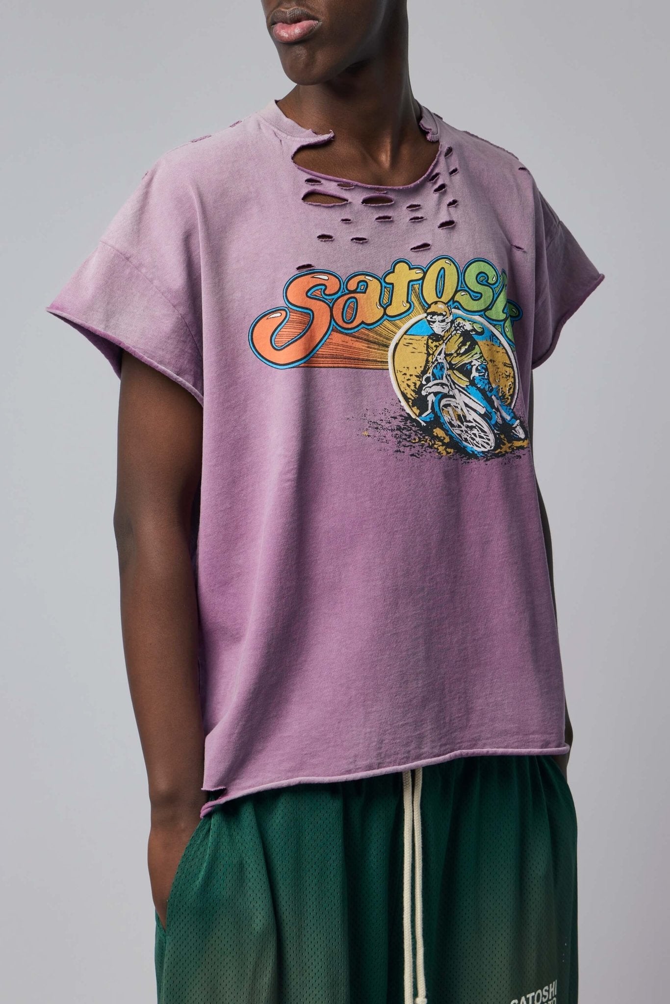 Satoshi Nakamoto - 1977 Dirtbike Thermal Tee - LABELS