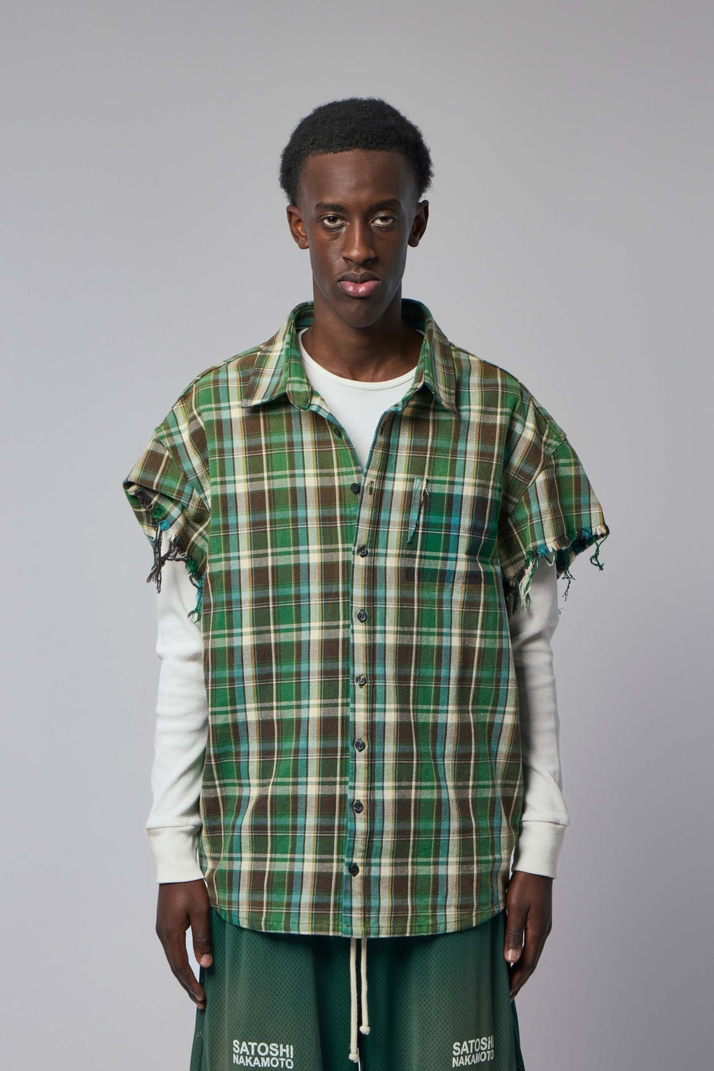 Satoshi Nakamoto - Bender Cut Off Flannel - LABELS