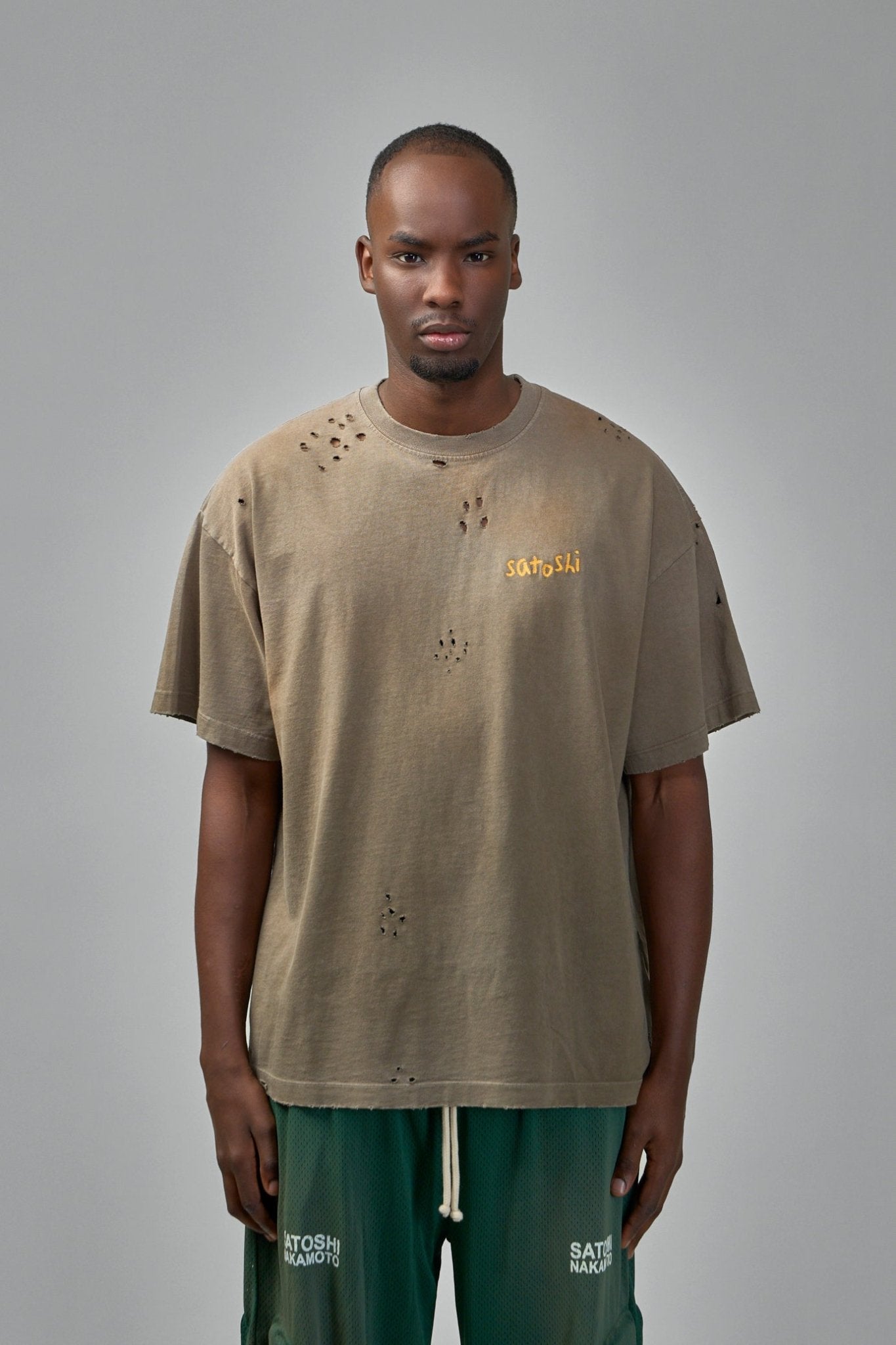 Satoshi Nakamoto - Chain Stitch Tee - LABELS