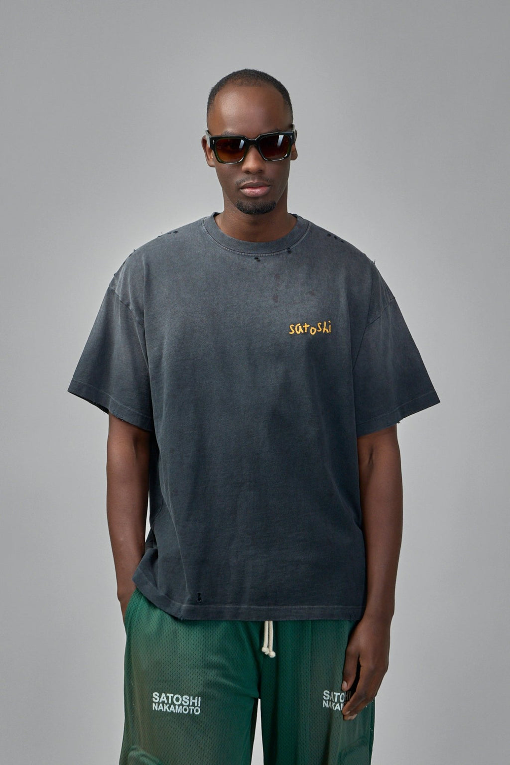 Satoshi Nakamoto - Chain Stitch Tee - LABELS