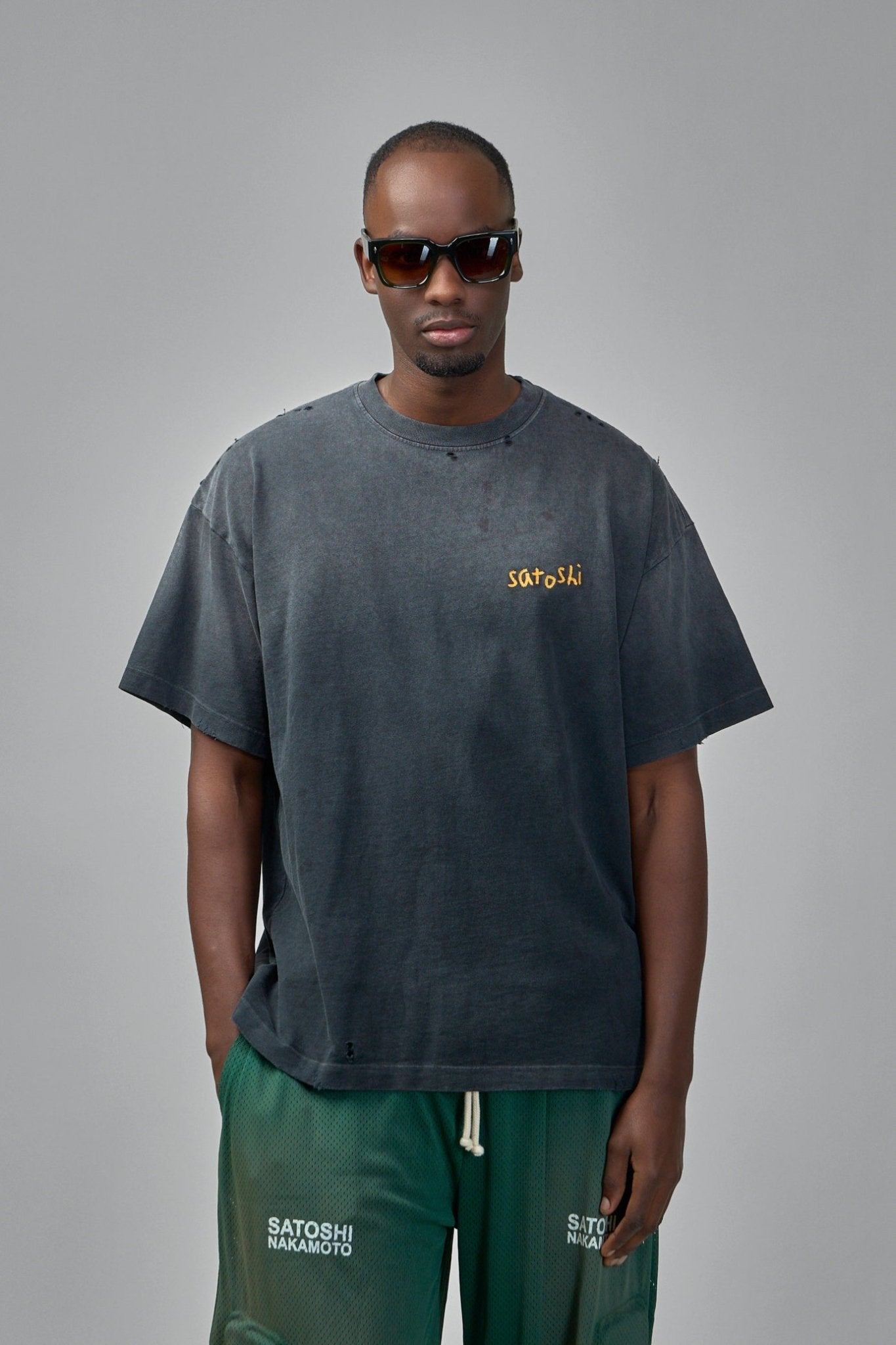 Satoshi Nakamoto - Chain Stitch Tee - LABELS