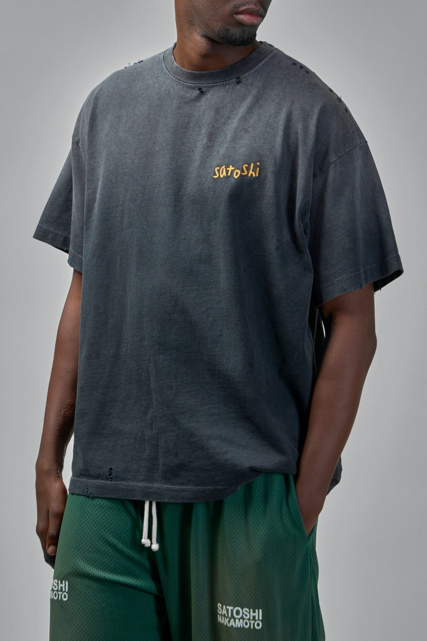 Satoshi Nakamoto - Chain Stitch Tee - LABELS