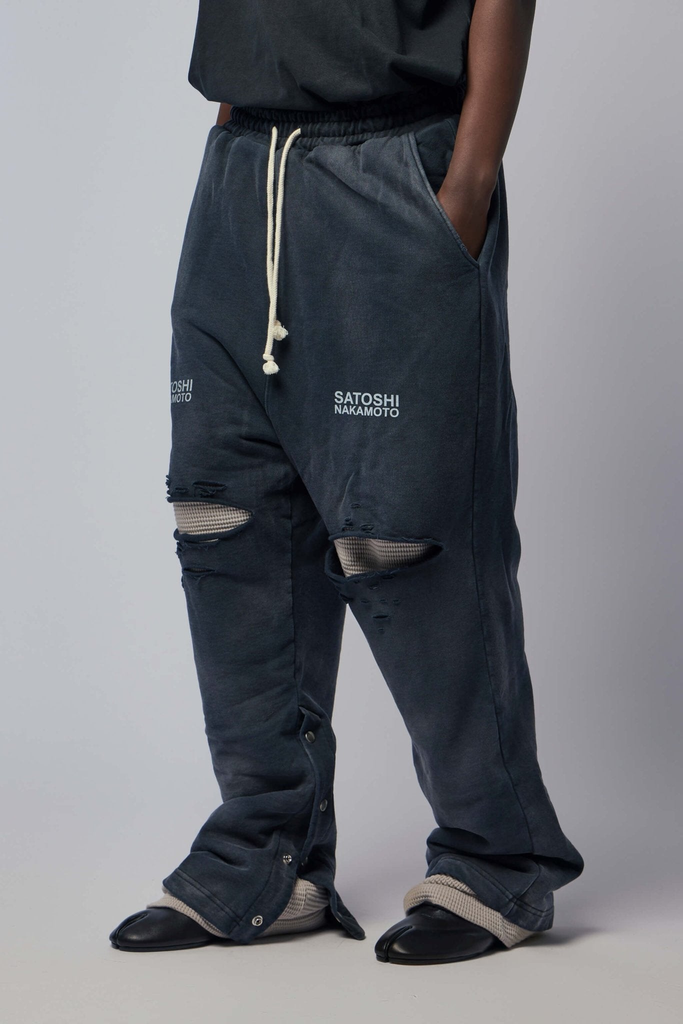 Satoshi Nakamoto - Holy Ghost Layered Sweatpant - LABELS