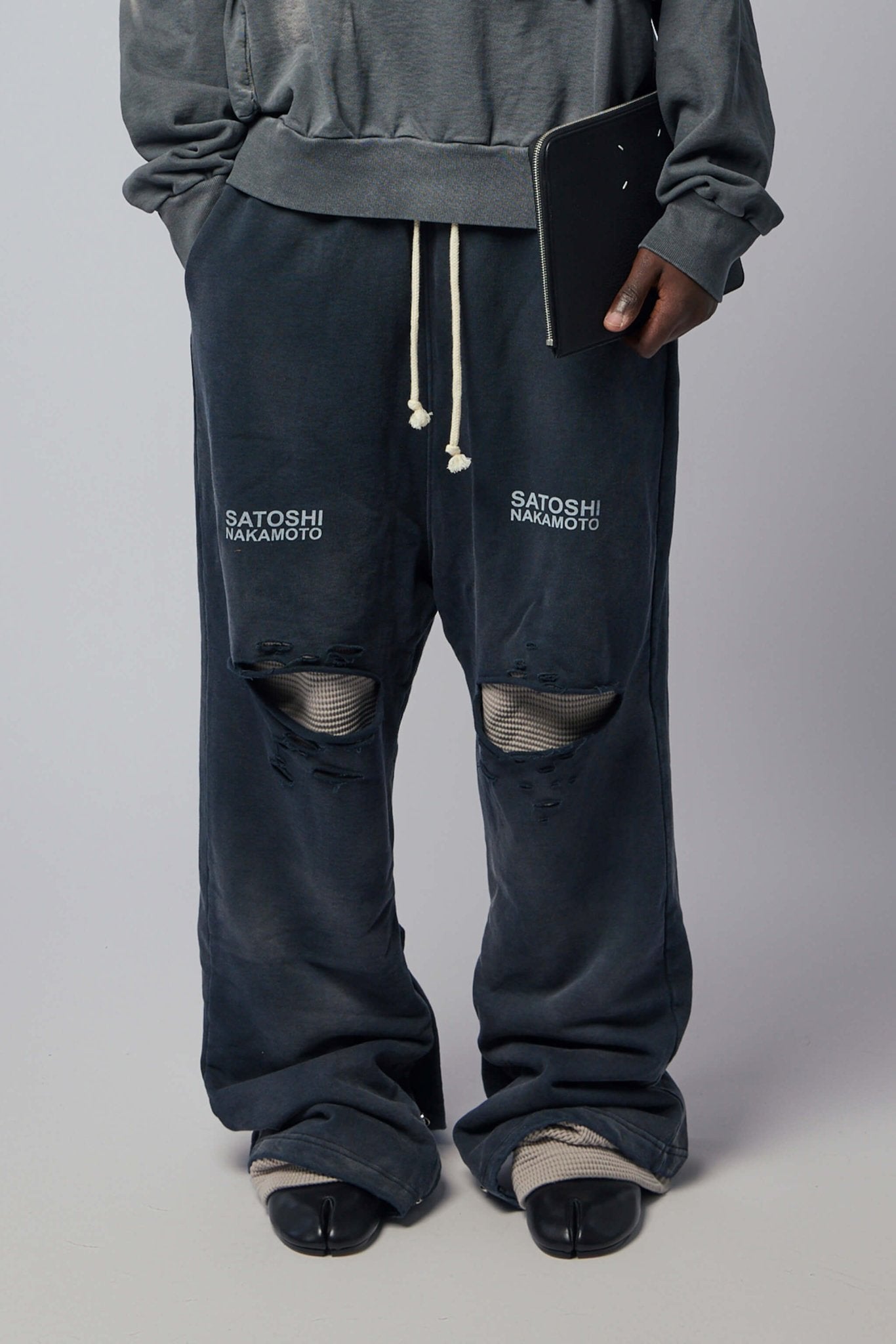 Satoshi Nakamoto - Holy Ghost Layered Sweatpant - LABELS