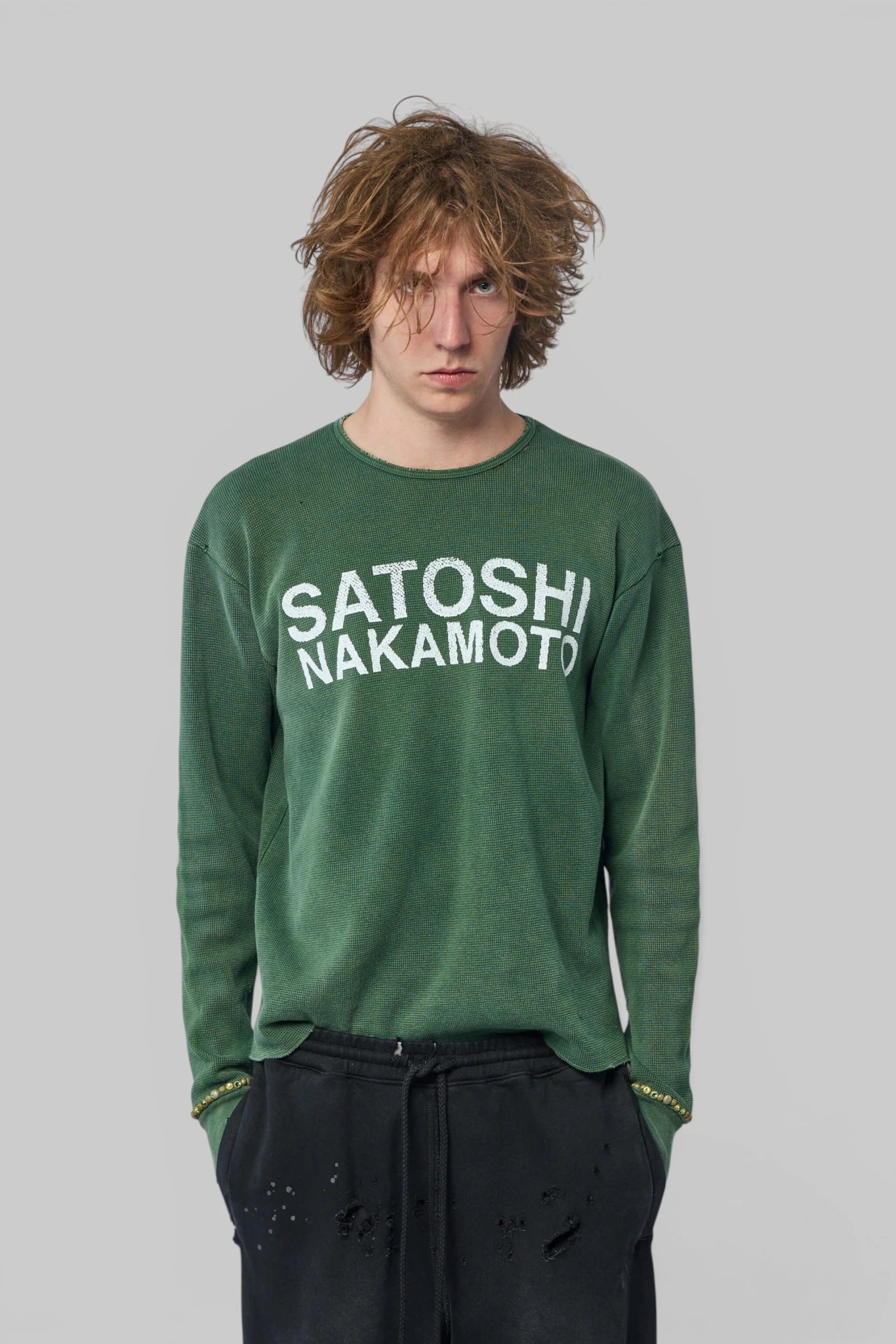 Satoshi Nakamoto - Logo Thermal W/ Studs - LABELS