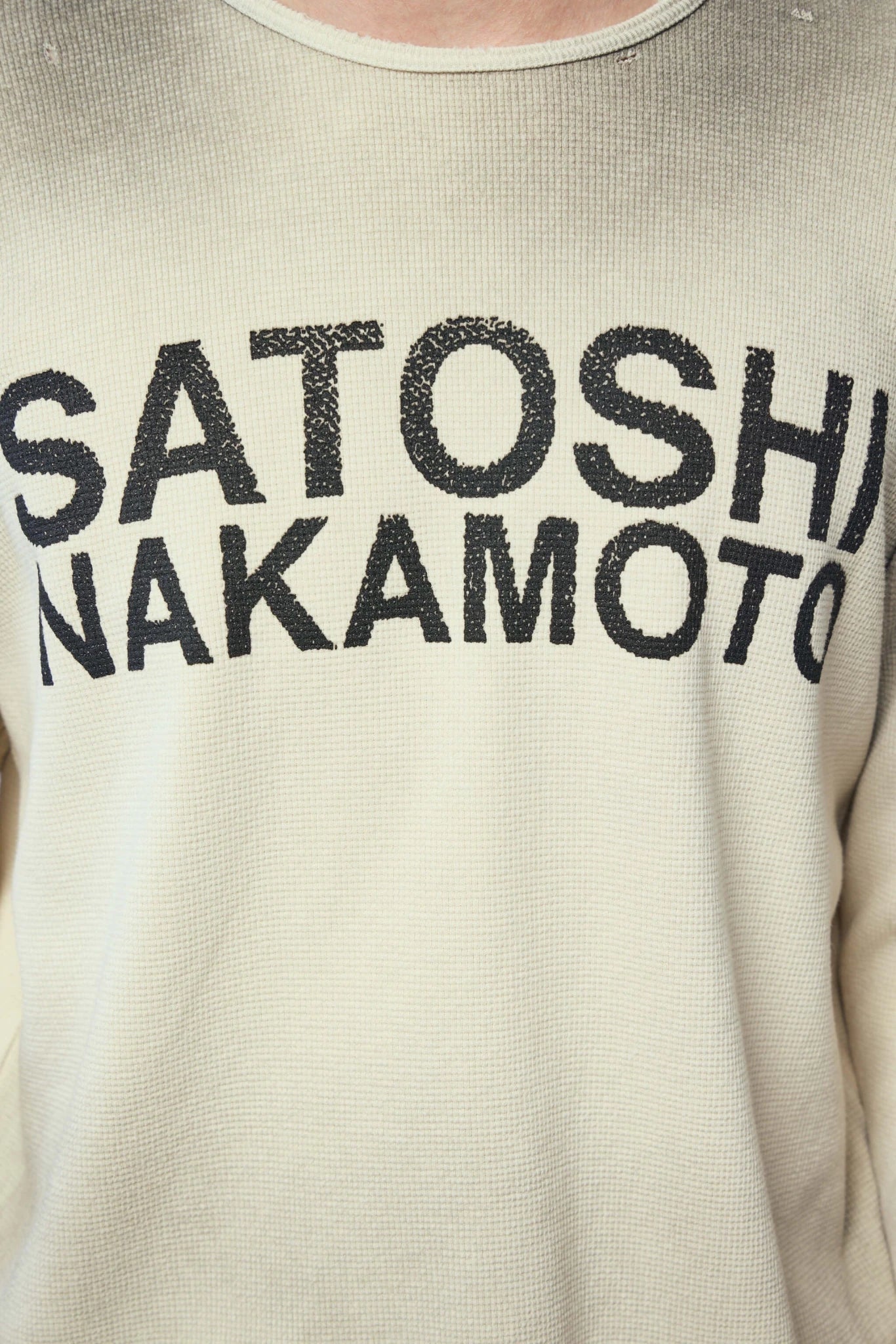 Satoshi Nakamoto - Logo Thermal W/ Studs - LABELS