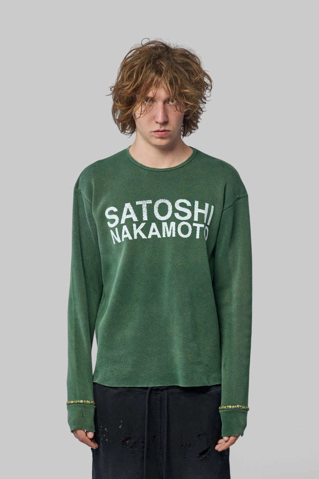 Satoshi Nakamoto - Logo Thermal W/ Studs - LABELS