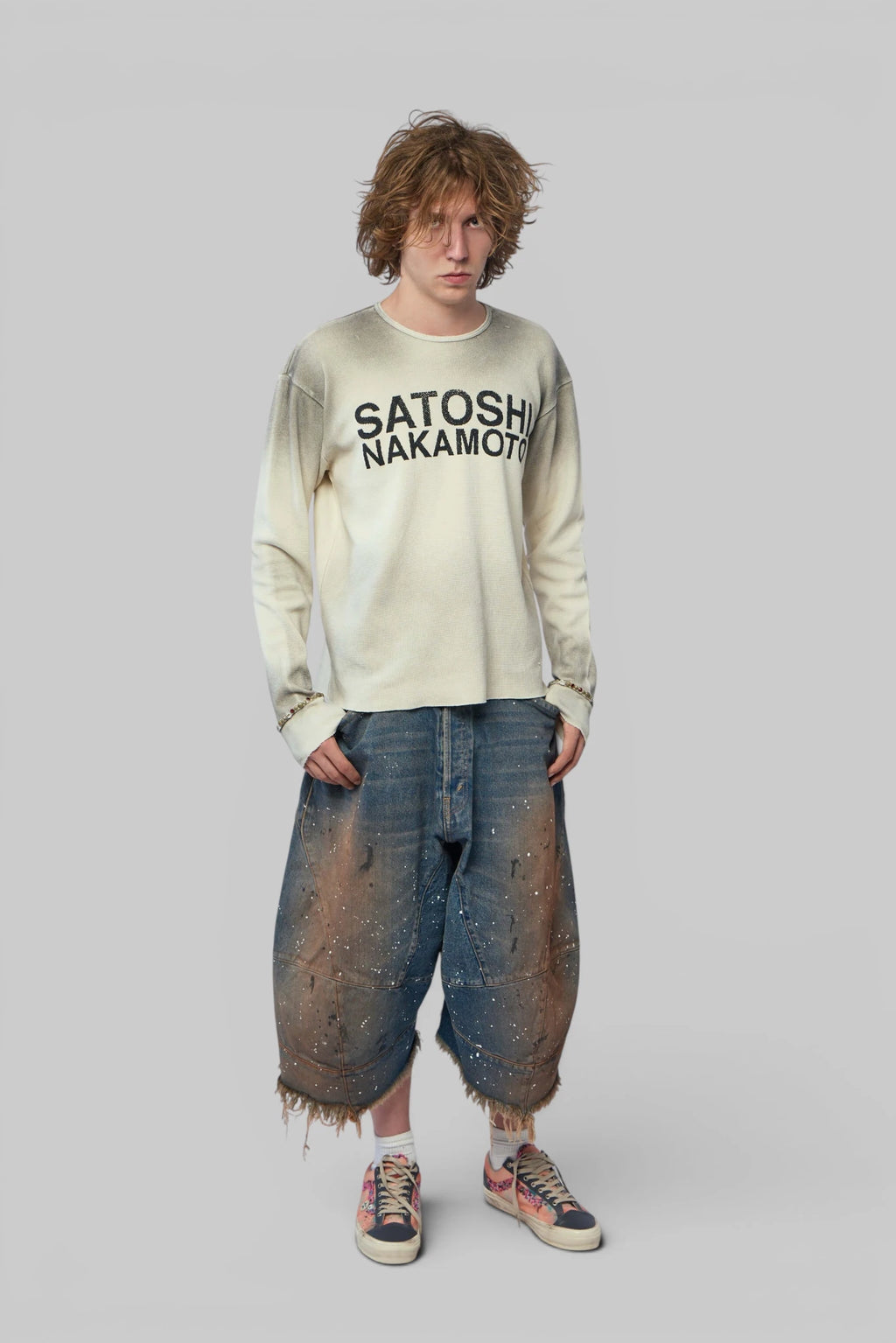 Satoshi Nakamoto - Logo Thermal W/ Studs - LABELS