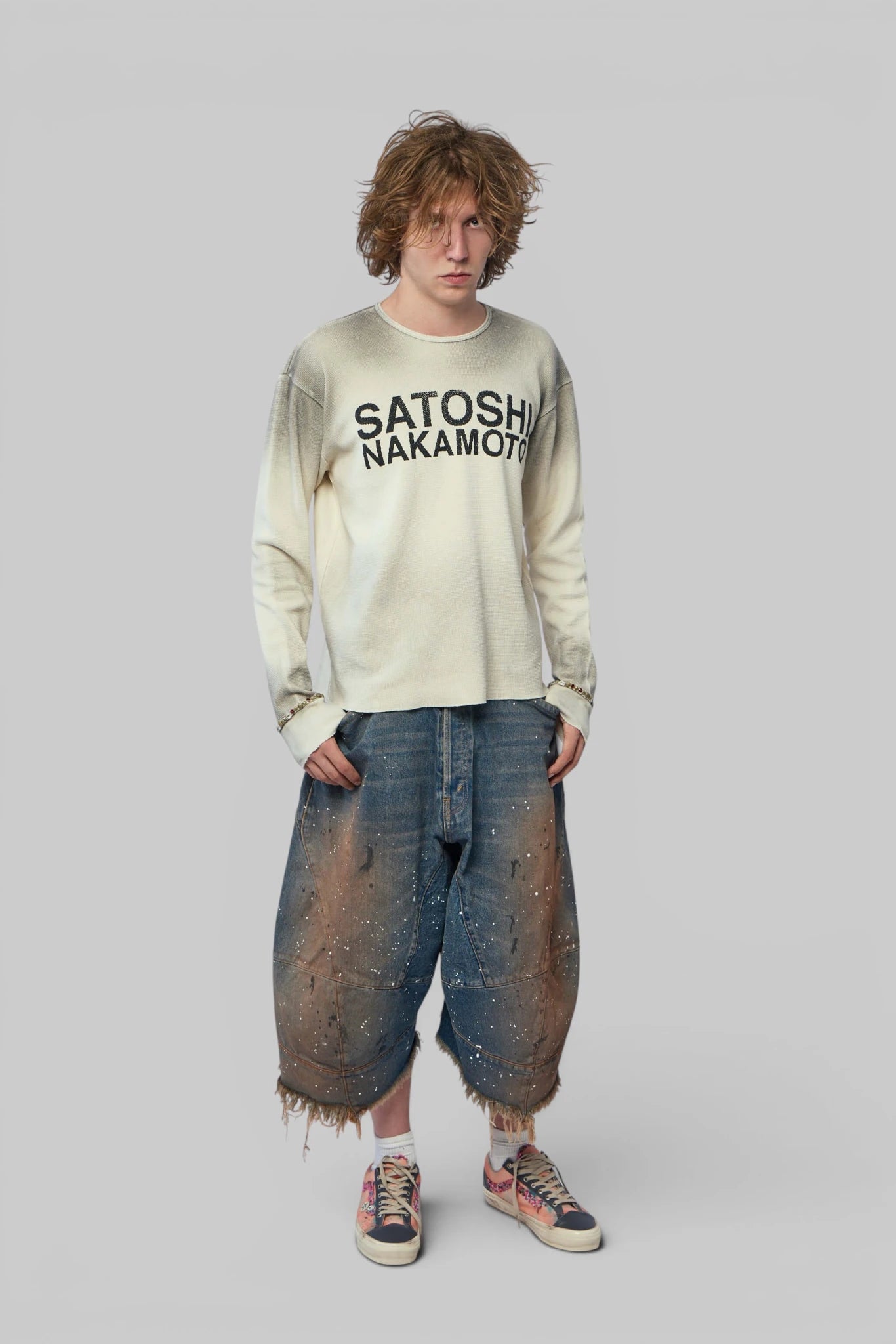 Satoshi Nakamoto - Logo Thermal W/ Studs - LABELS