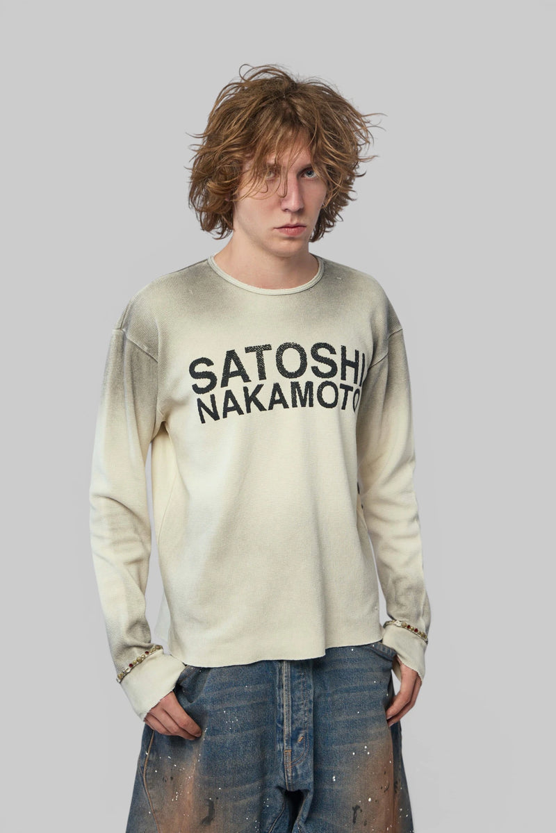 Satoshi Nakamoto - Logo Thermal W/ Studs - LABELS
