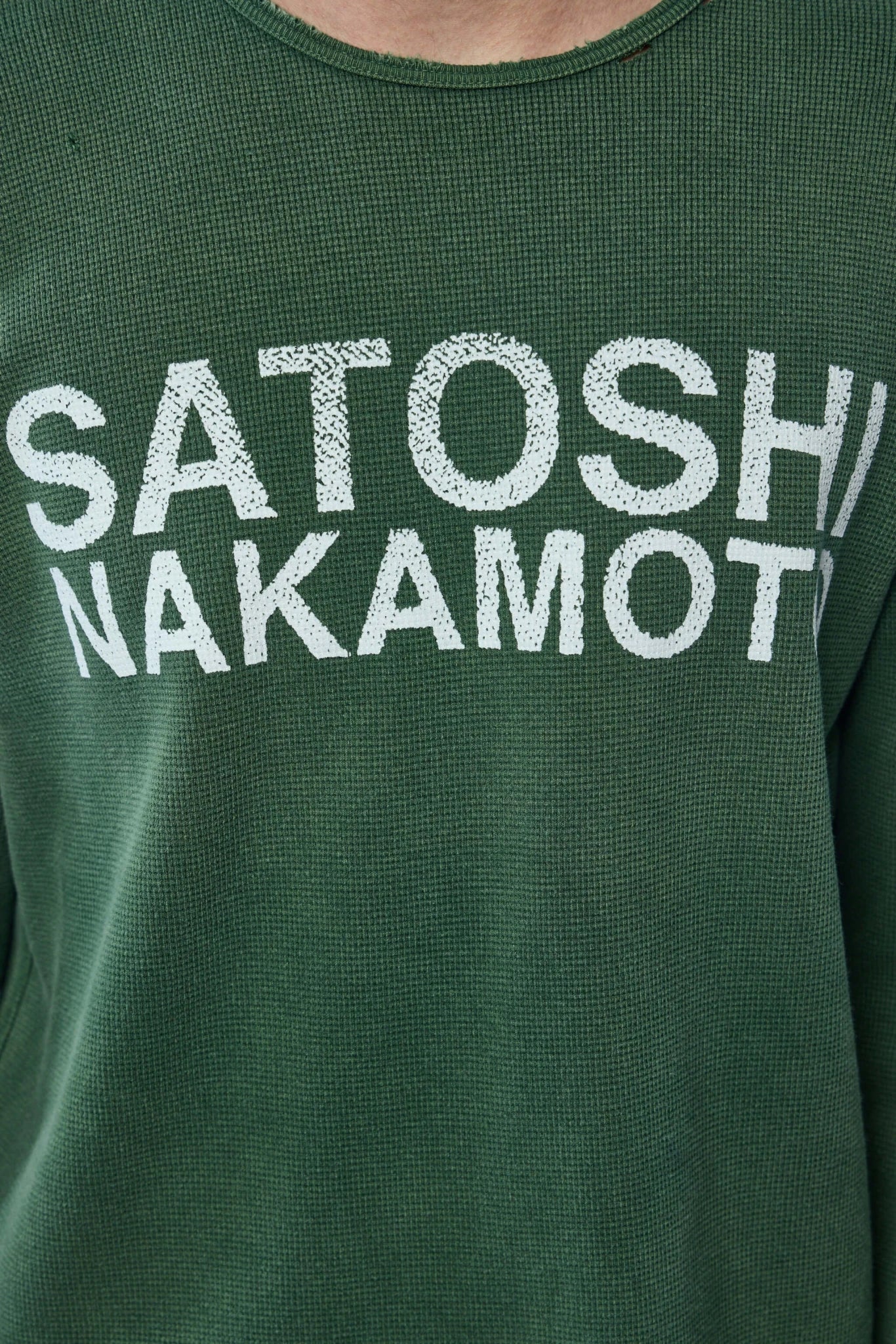 Satoshi Nakamoto - Logo Thermal W/ Studs - LABELS