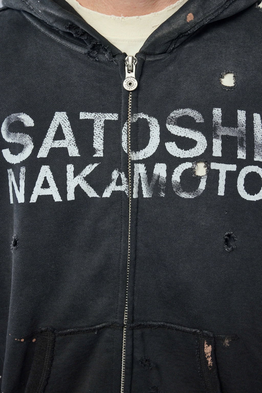 Satoshi Nakamoto - Luke Fleece Hoodie - LABELS