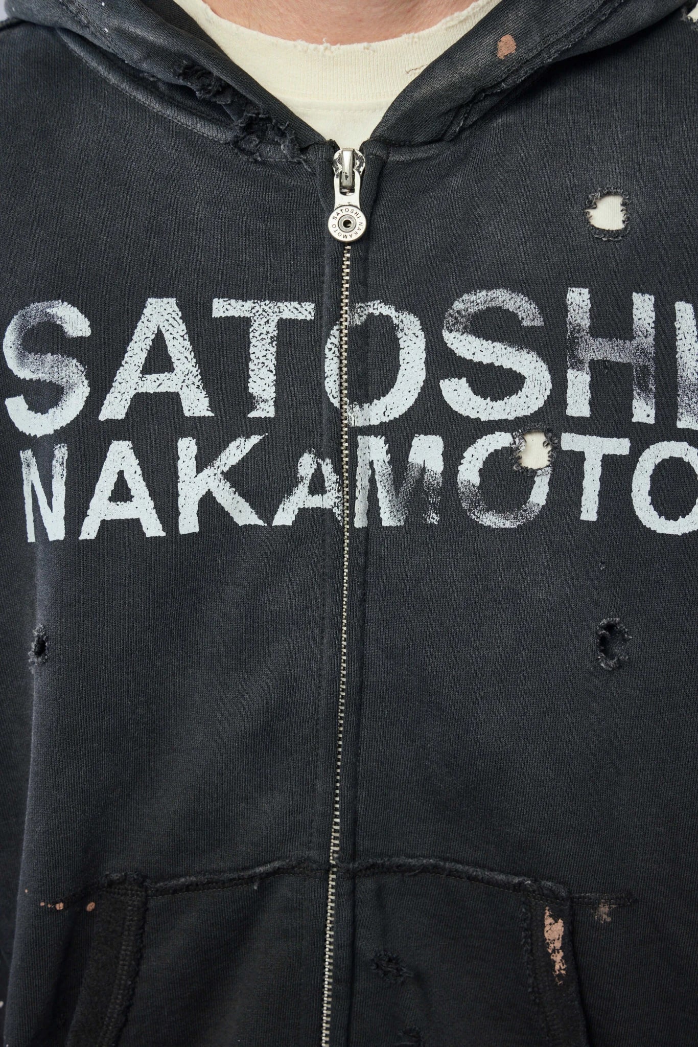 Satoshi Nakamoto - Luke Fleece Hoodie - LABELS