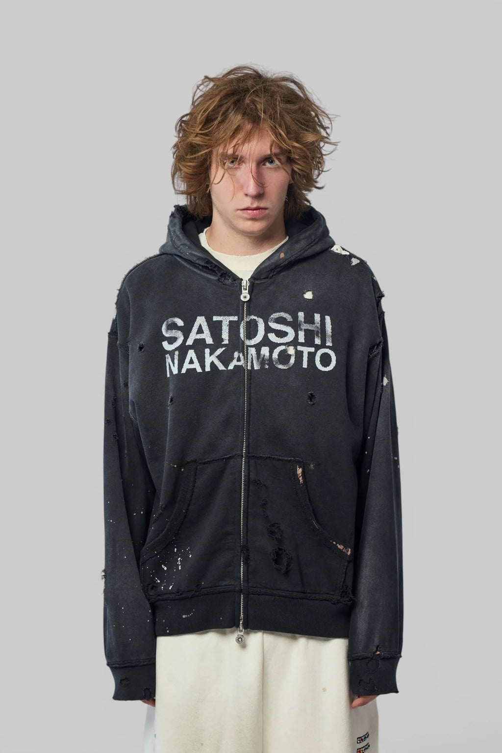Satoshi Nakamoto - Luke Fleece Hoodie - LABELS