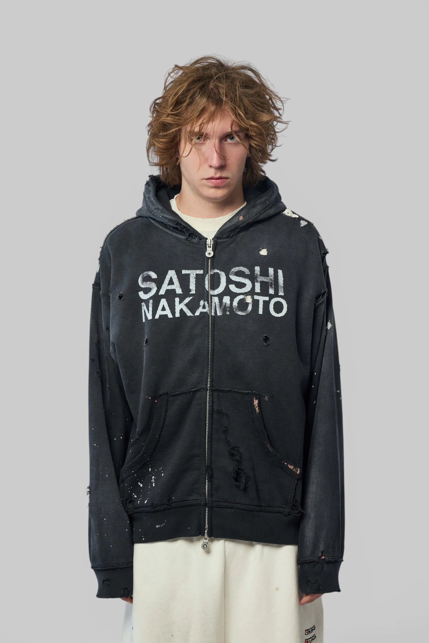 Satoshi Nakamoto - Luke Fleece Hoodie - LABELS