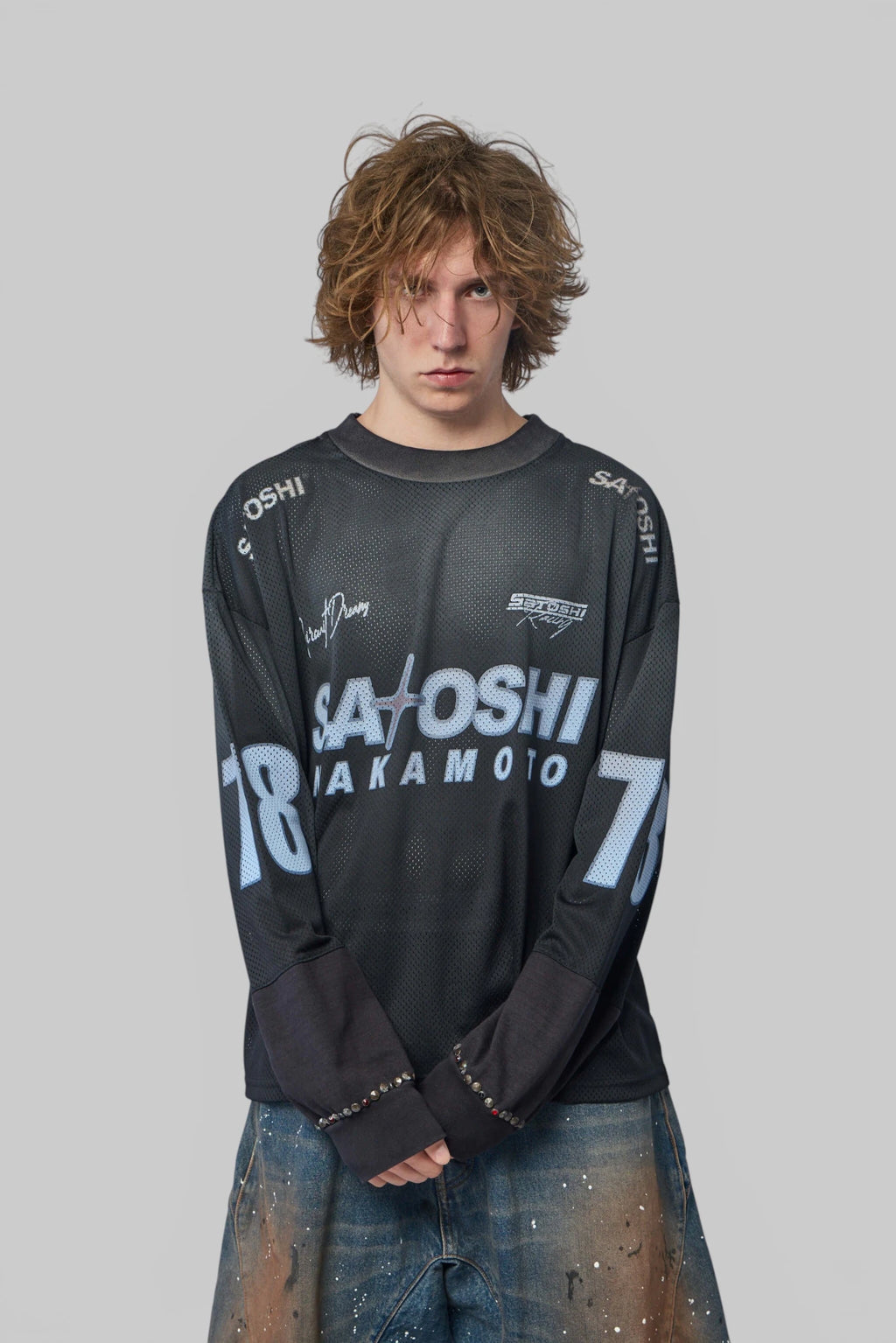 Satoshi Nakamoto - Mesh Moto Jersey - LABELS