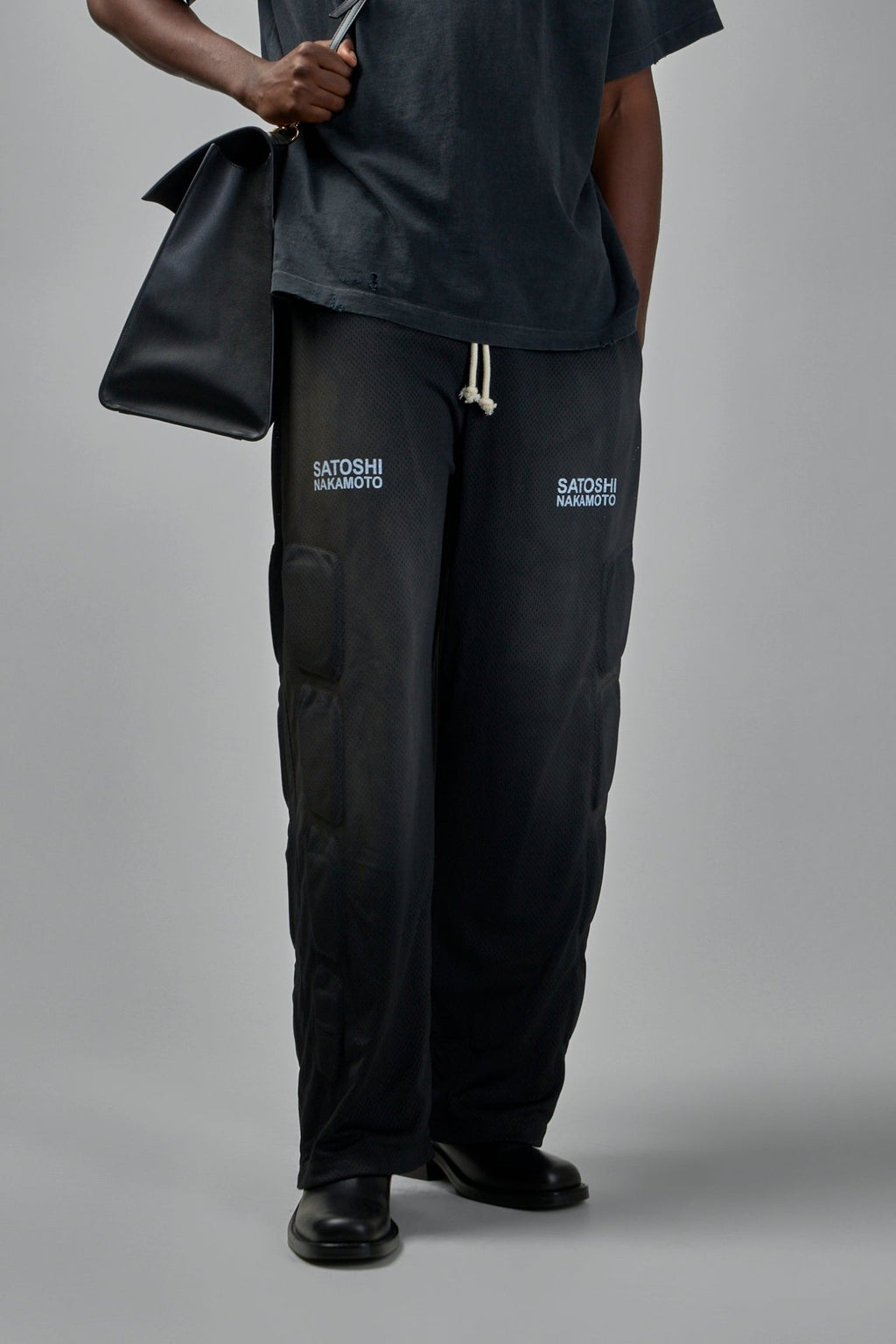 Satoshi Nakamoto - Mesh Moto Lounge Pant - LABELS