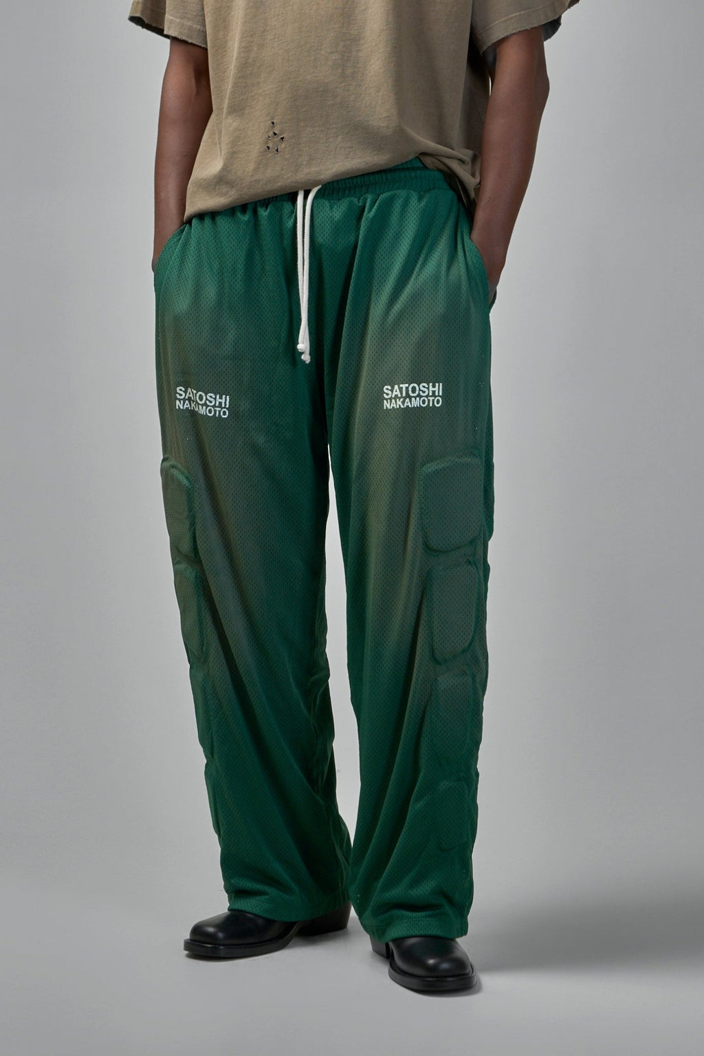 Satoshi Nakamoto - Mesh Moto Lounge Pant - LABELS