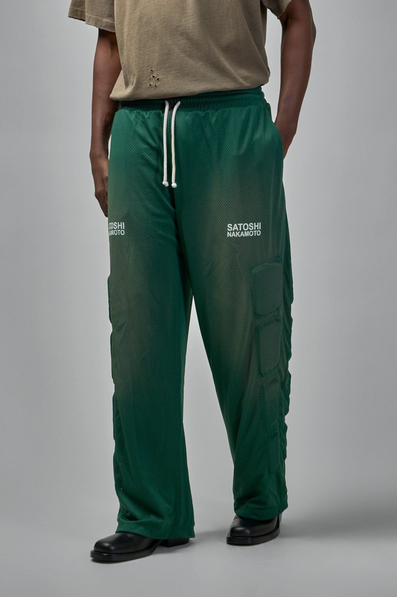 Satoshi Nakamoto - Mesh Moto Lounge Pant - LABELS