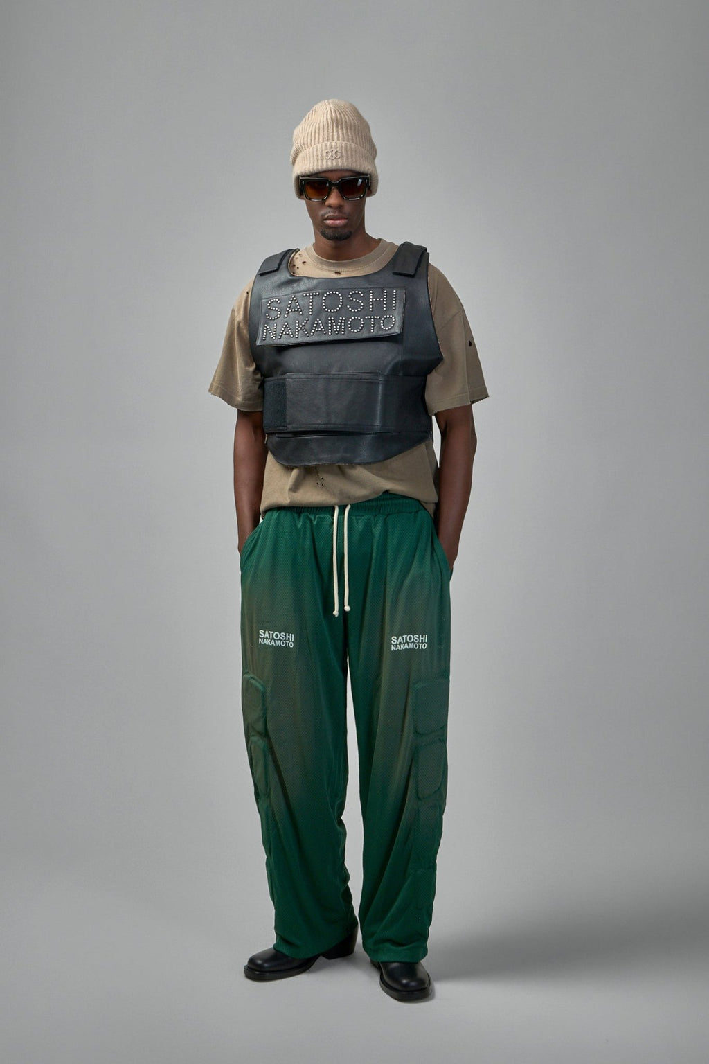 Satoshi Nakamoto - Mesh Moto Lounge Pant - LABELS