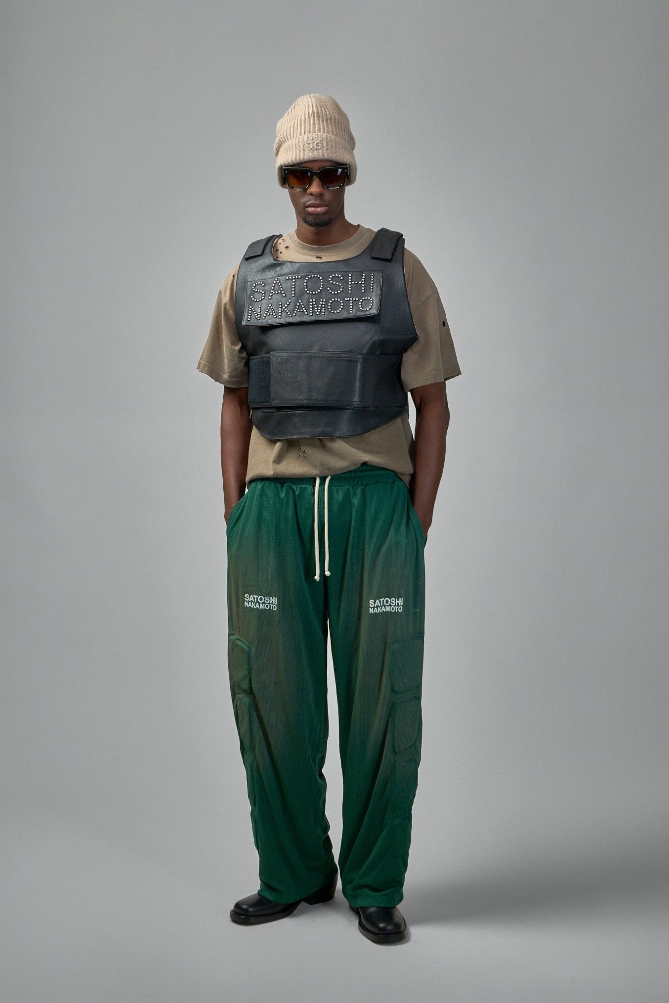 Satoshi Nakamoto - Mesh Moto Lounge Pant - LABELS