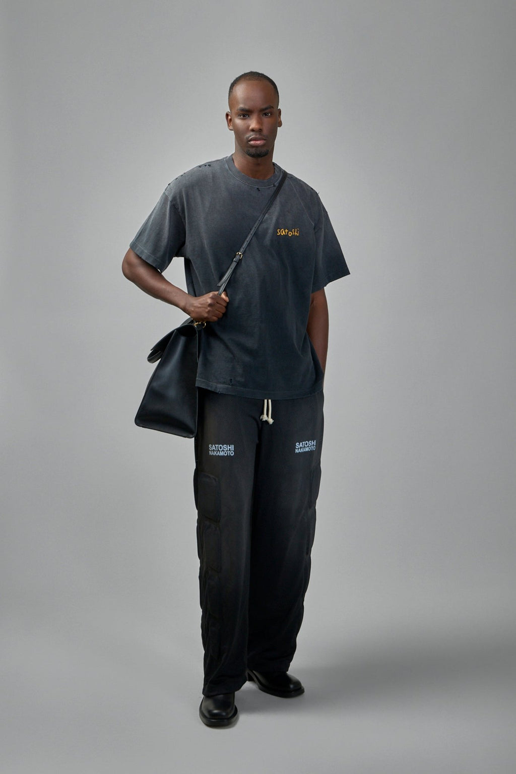 Satoshi Nakamoto - Mesh Moto Lounge Pant - LABELS