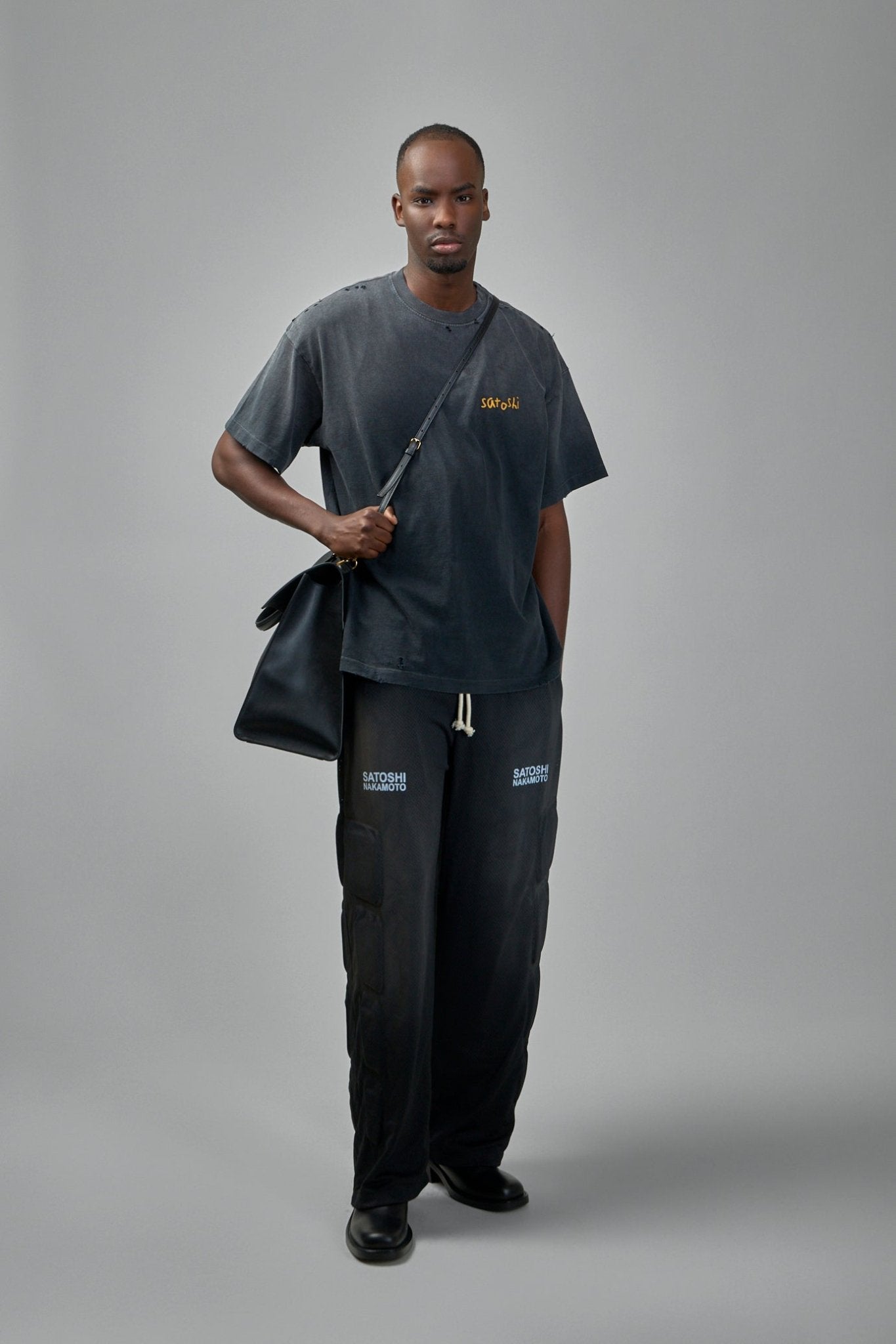 Satoshi Nakamoto - Mesh Moto Lounge Pant - LABELS