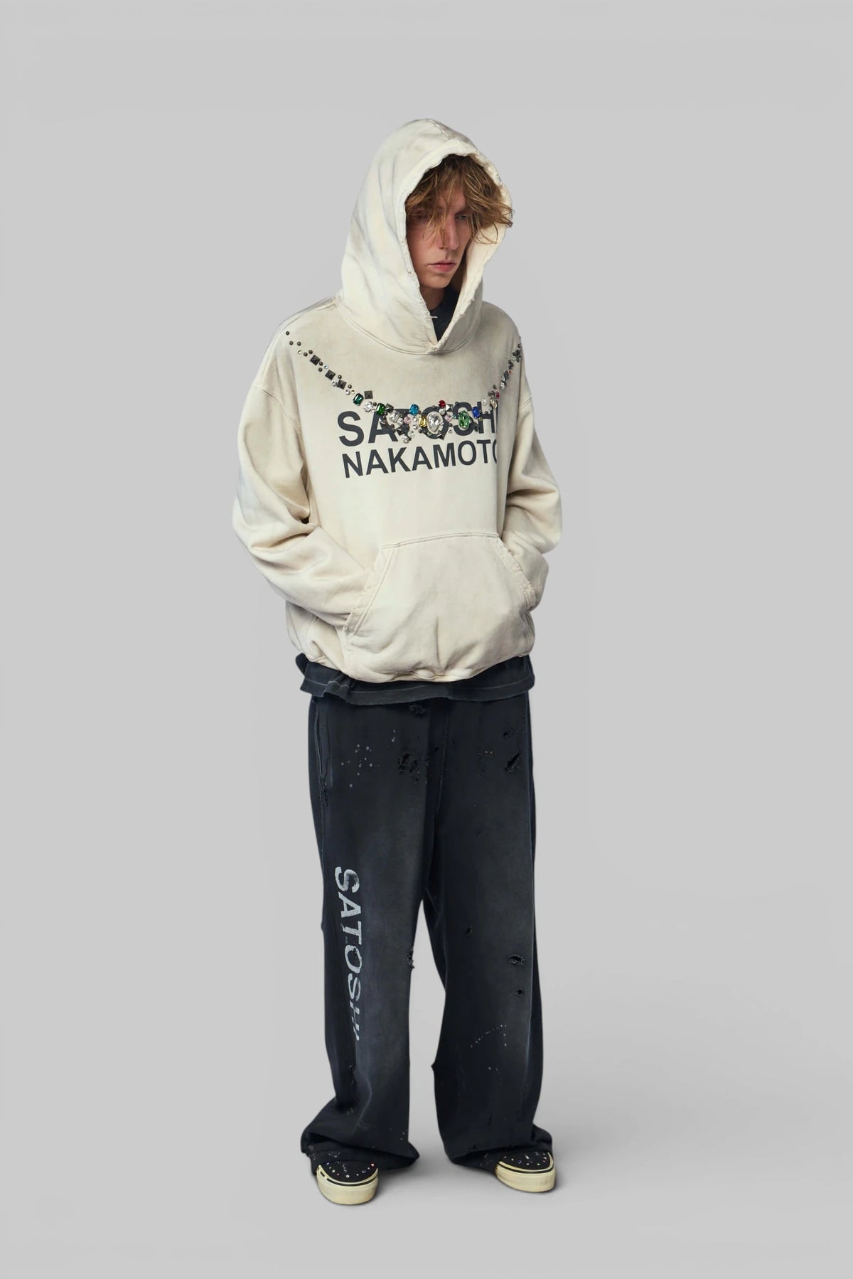 Satoshi Nakamoto - Necklace Hoodie - LABELS