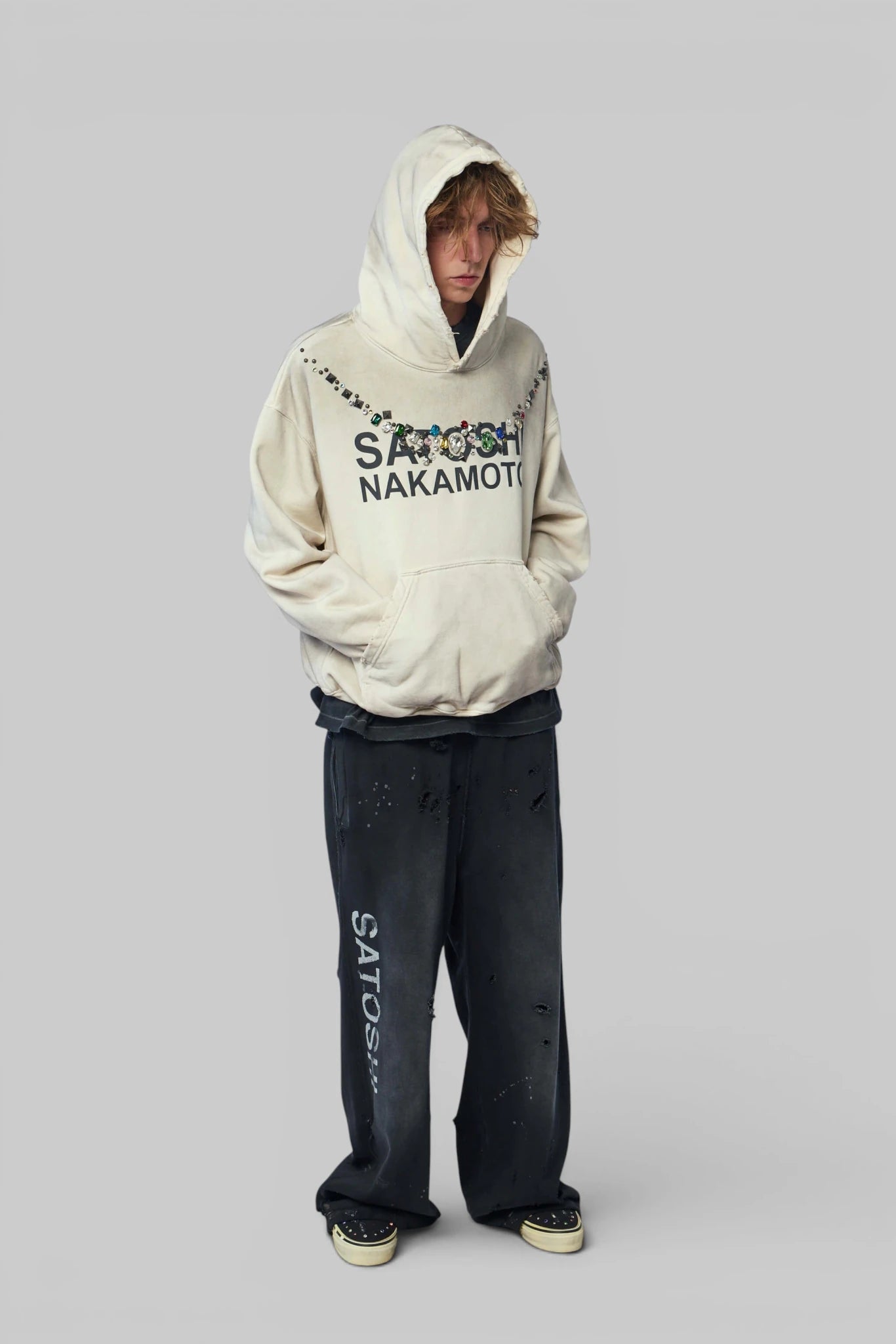 Satoshi Nakamoto - Necklace Hoodie - LABELS