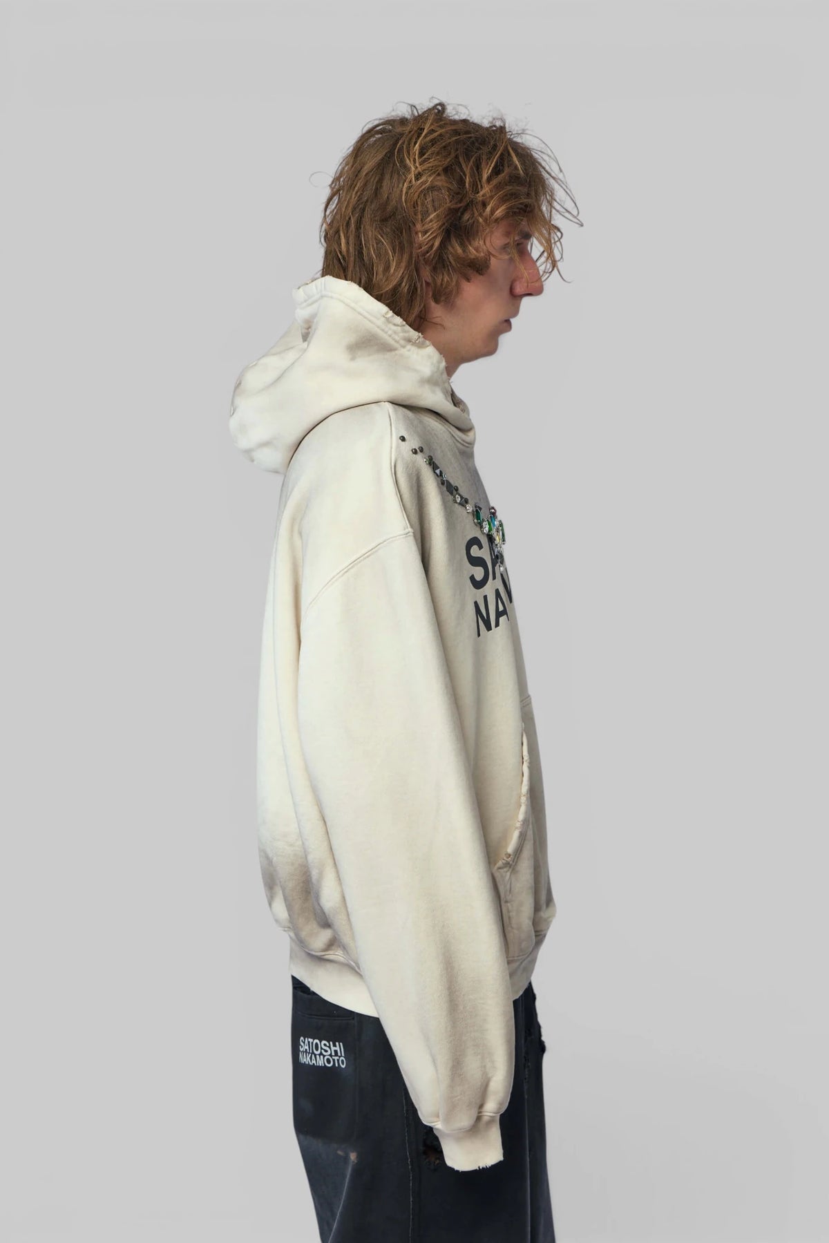 Satoshi Nakamoto - Necklace Hoodie - LABELS