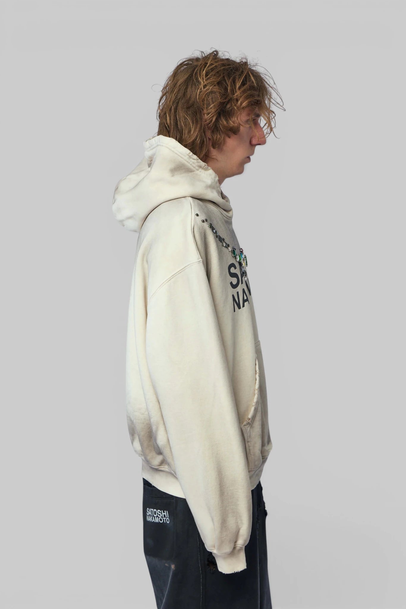 Satoshi Nakamoto - Necklace Hoodie - LABELS