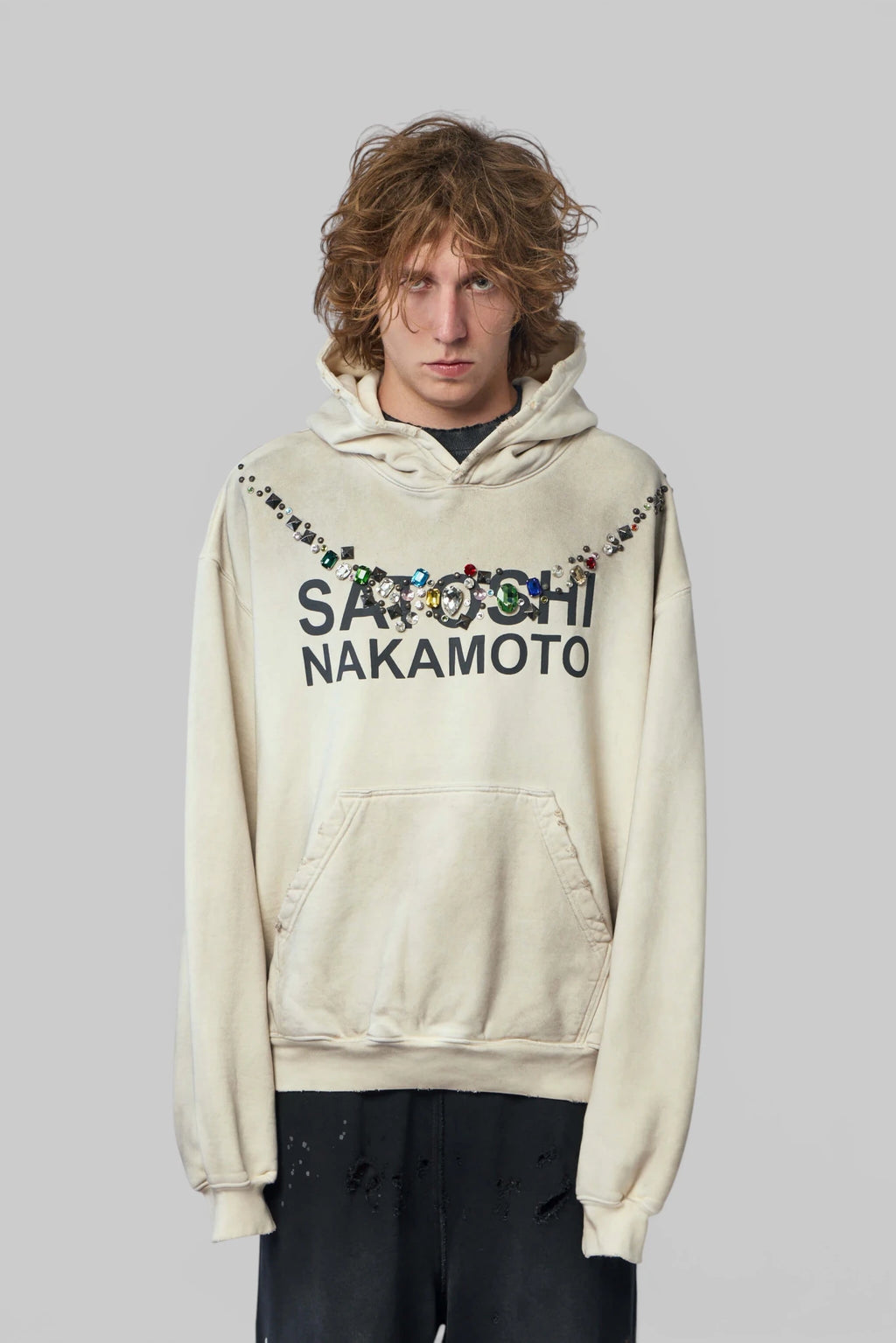 Satoshi Nakamoto - Necklace Hoodie - LABELS