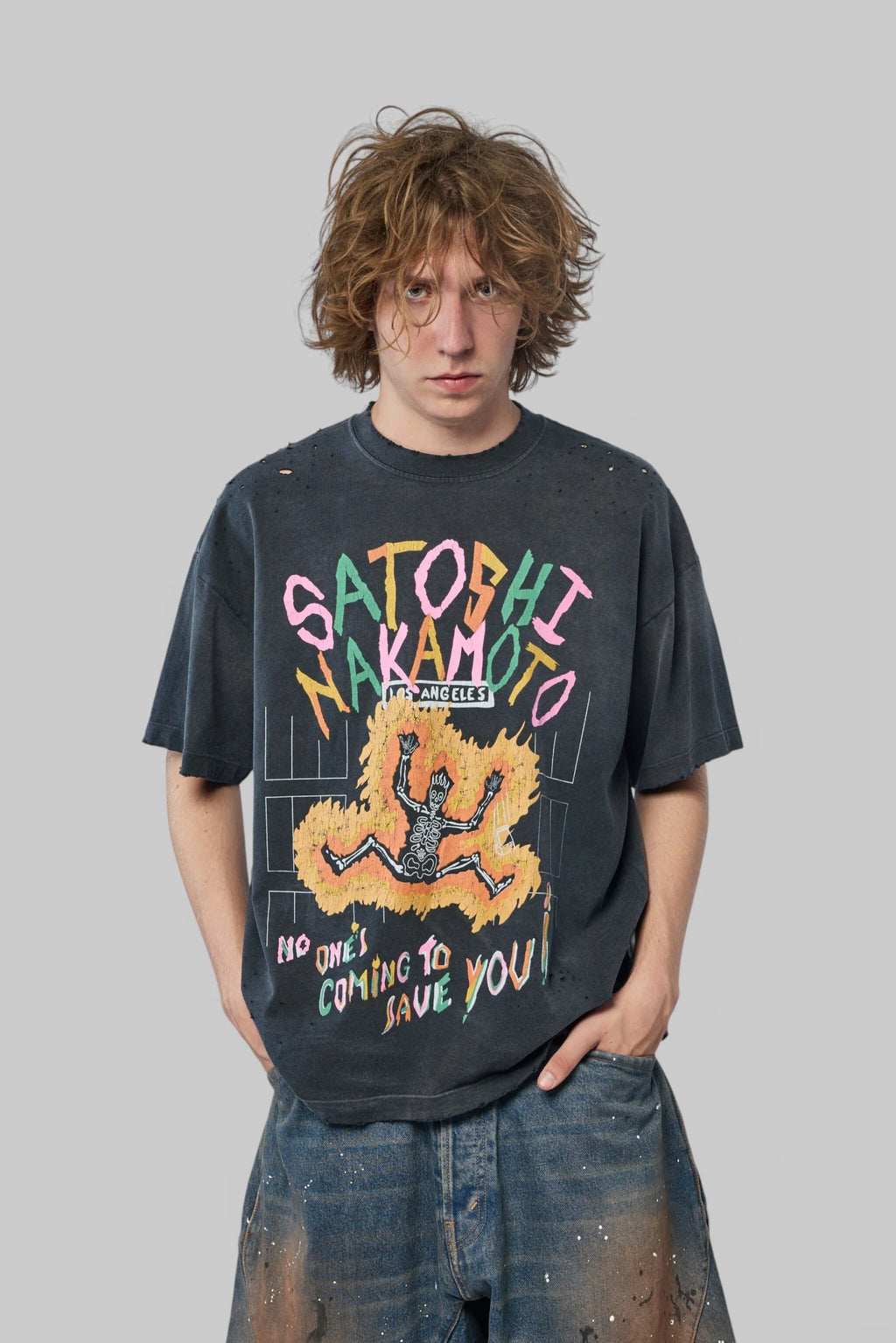 Satoshi Nakamoto - No Savior Tee - LABELS